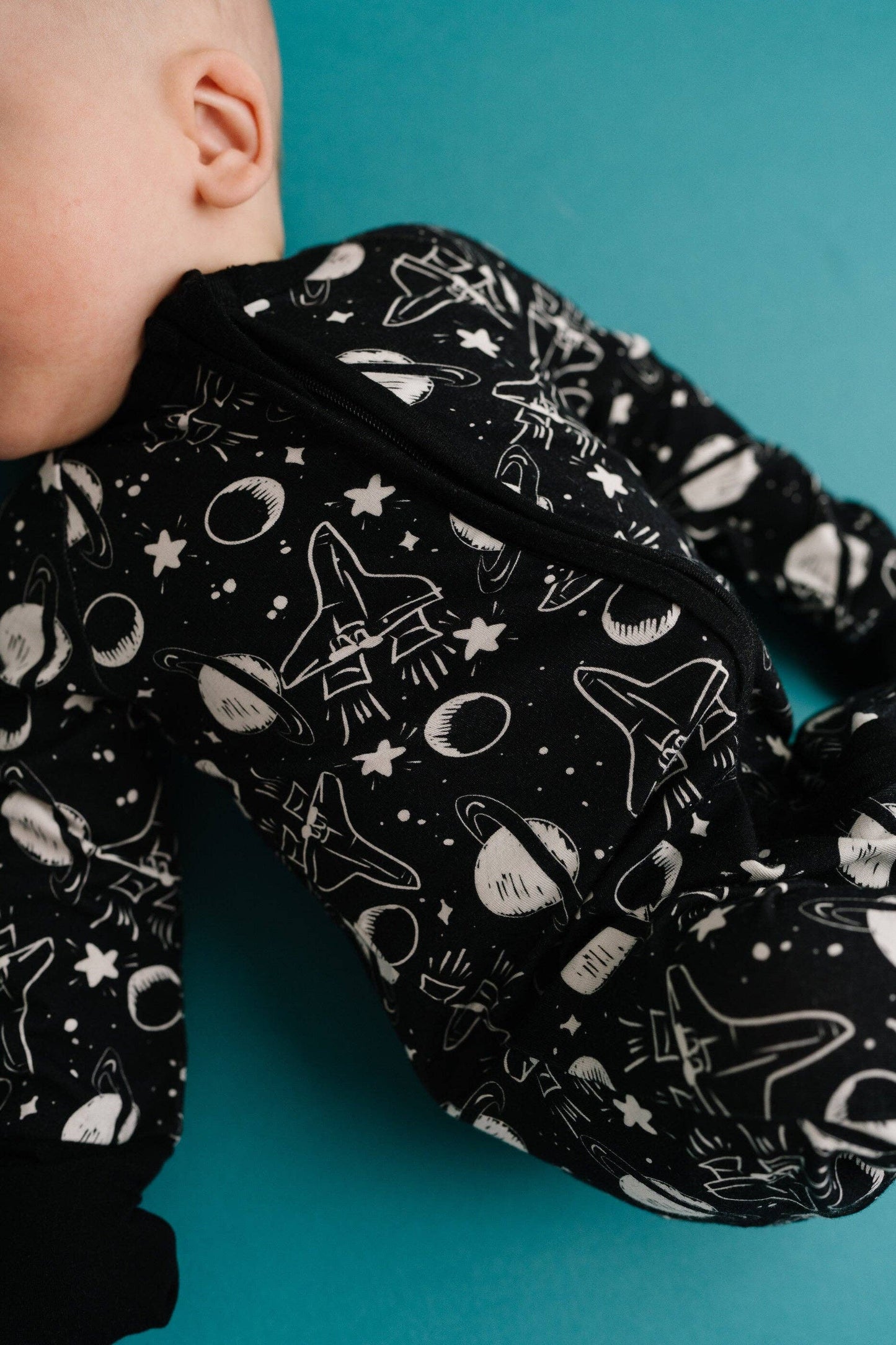 Outer Space Bamboo Sleeper Emerson+Ivory