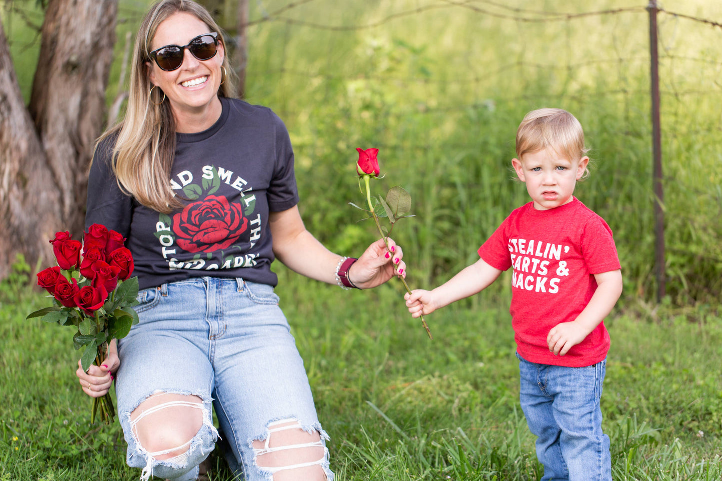 Stop and Smell The Roses - Shirt