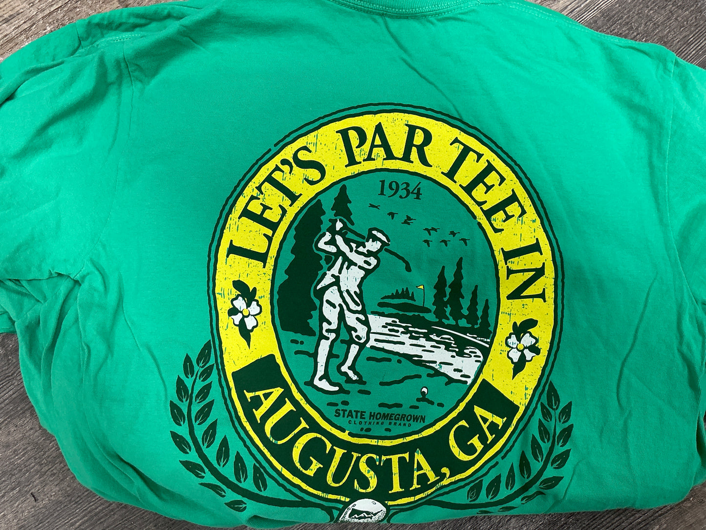 AUGUSTA GEORGIA GOLF POCKET TEE