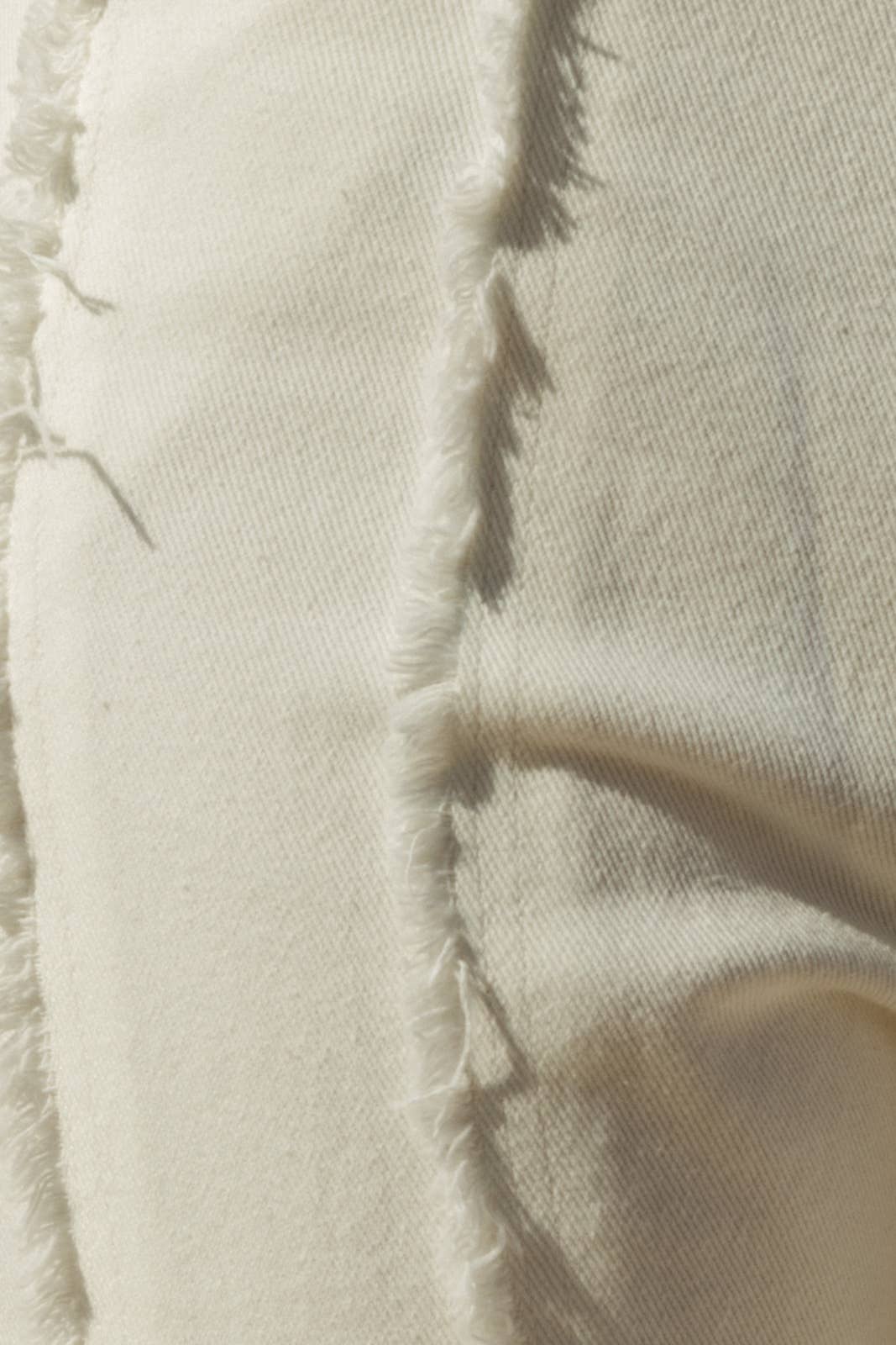 FRAYED HEM FLARE PANTS