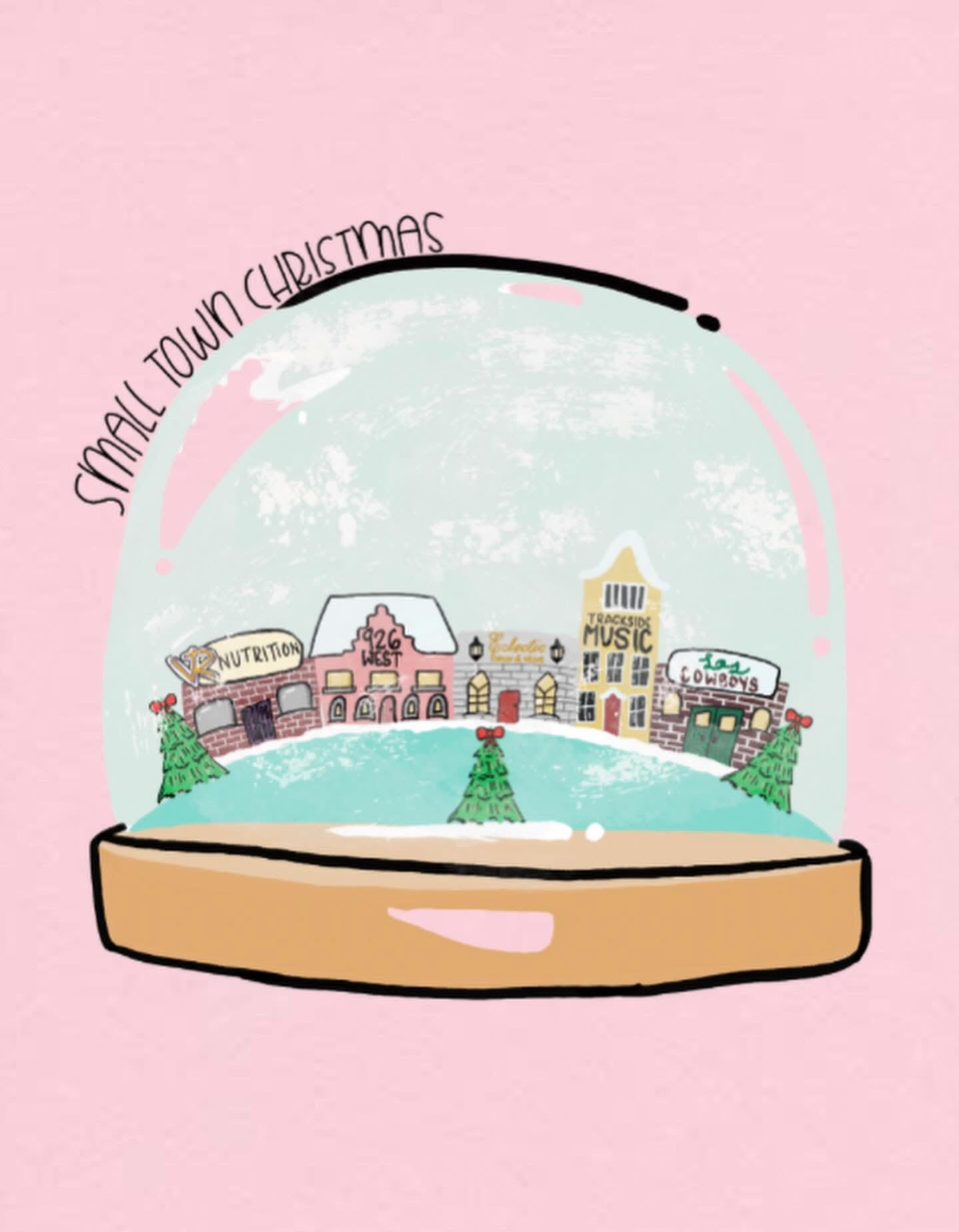 On the sleeve -VILLA RICA Snow Globe Sweatshirt 926 West