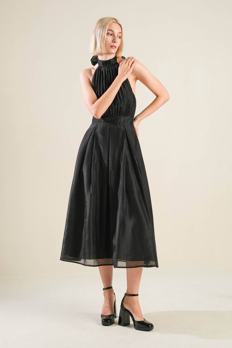 INVITATION TO LOVE WOVEN MIDI DRESS Flying Tomato