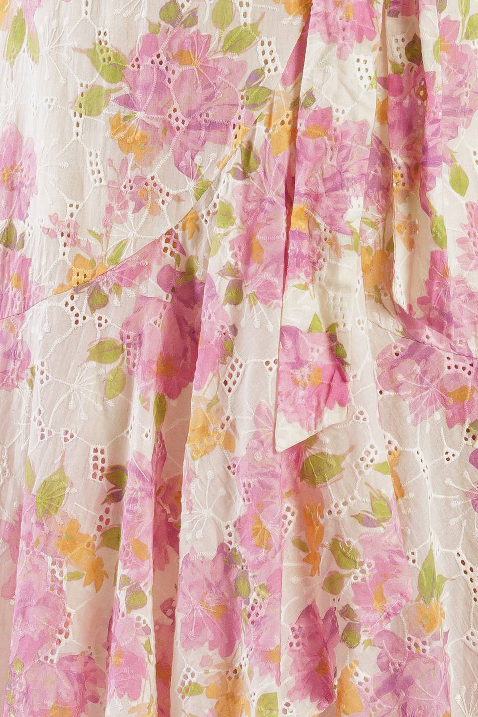 COFFEE RUN LACE WOVEN MIDI DRESS Flying Tomato