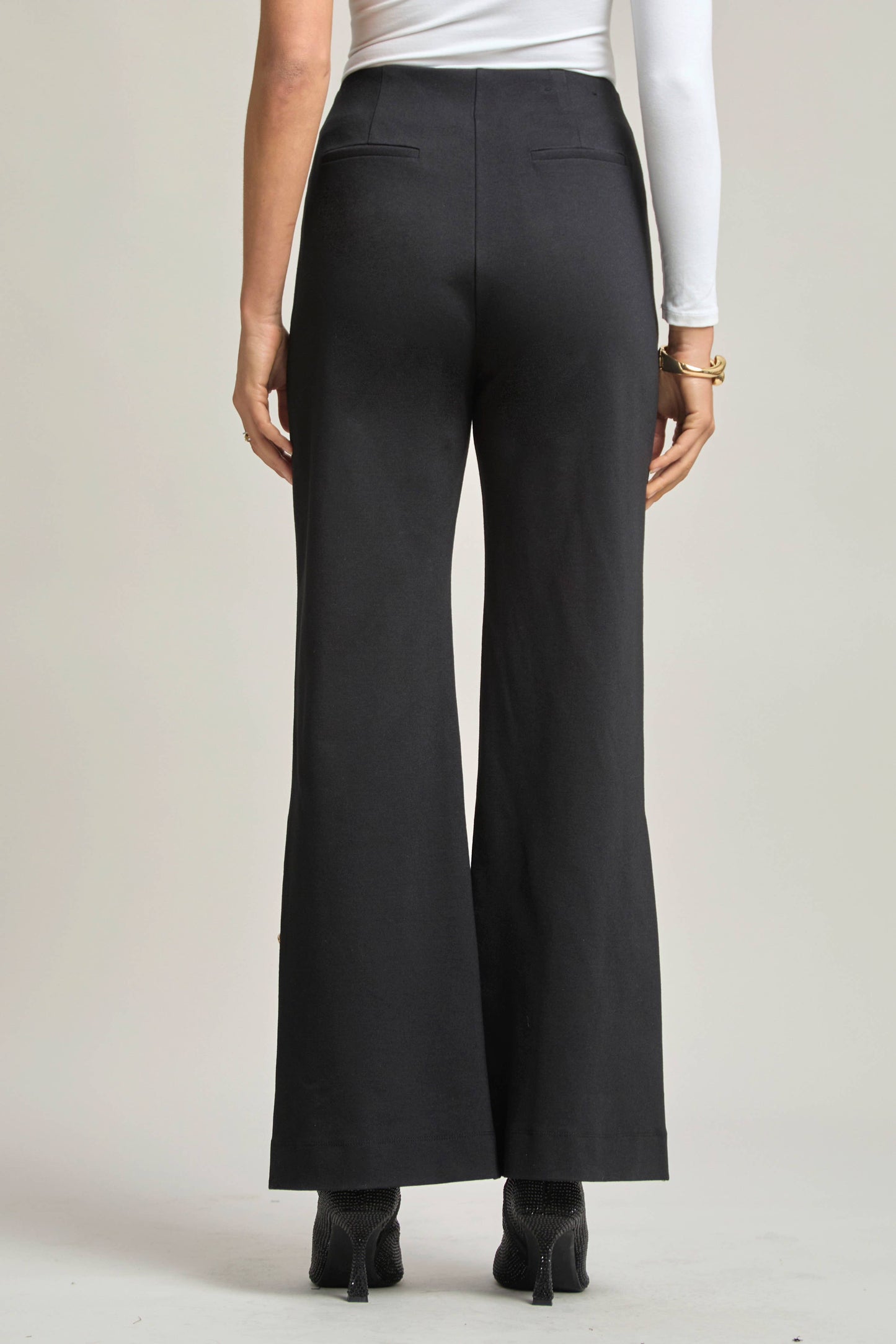 Magic Gala Button-Hem Pants Dear Scarlett