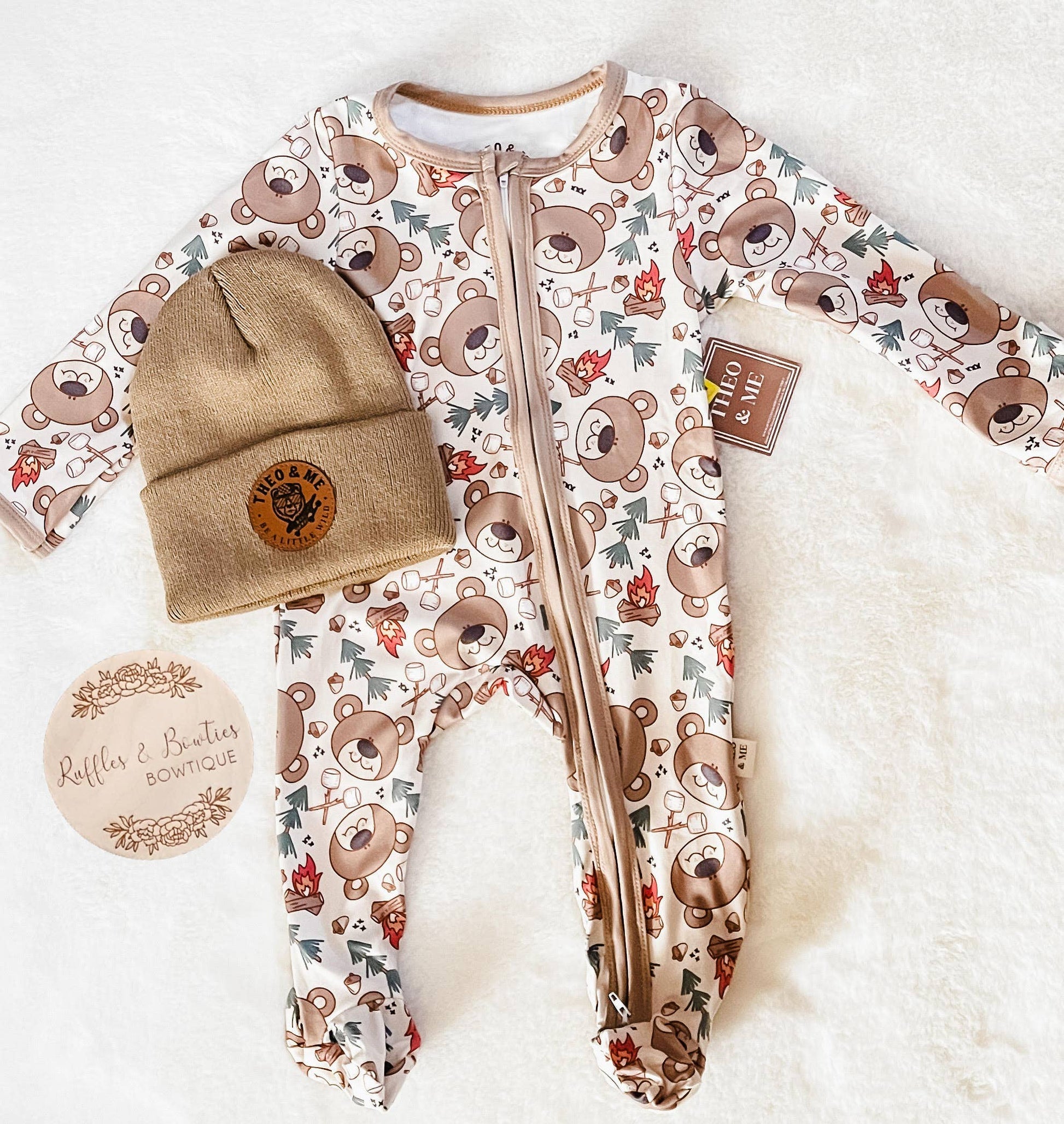 Sleeper Smore Bear Camping Emerson+Ivory