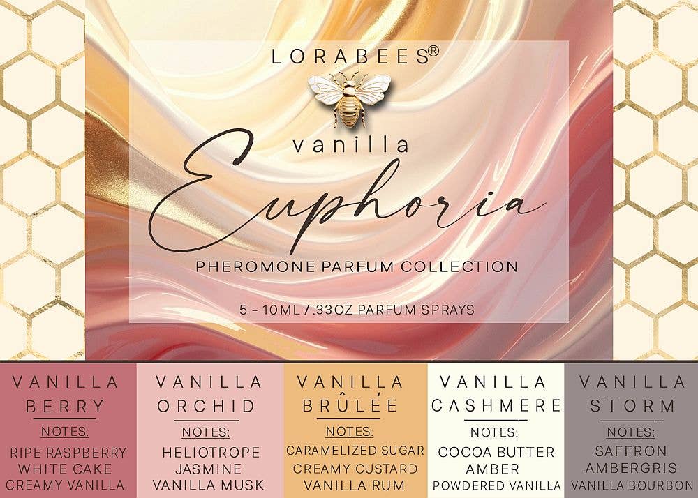 "VANILLA EUPHORIA" Pheromone Perfume Sprays Lorabees