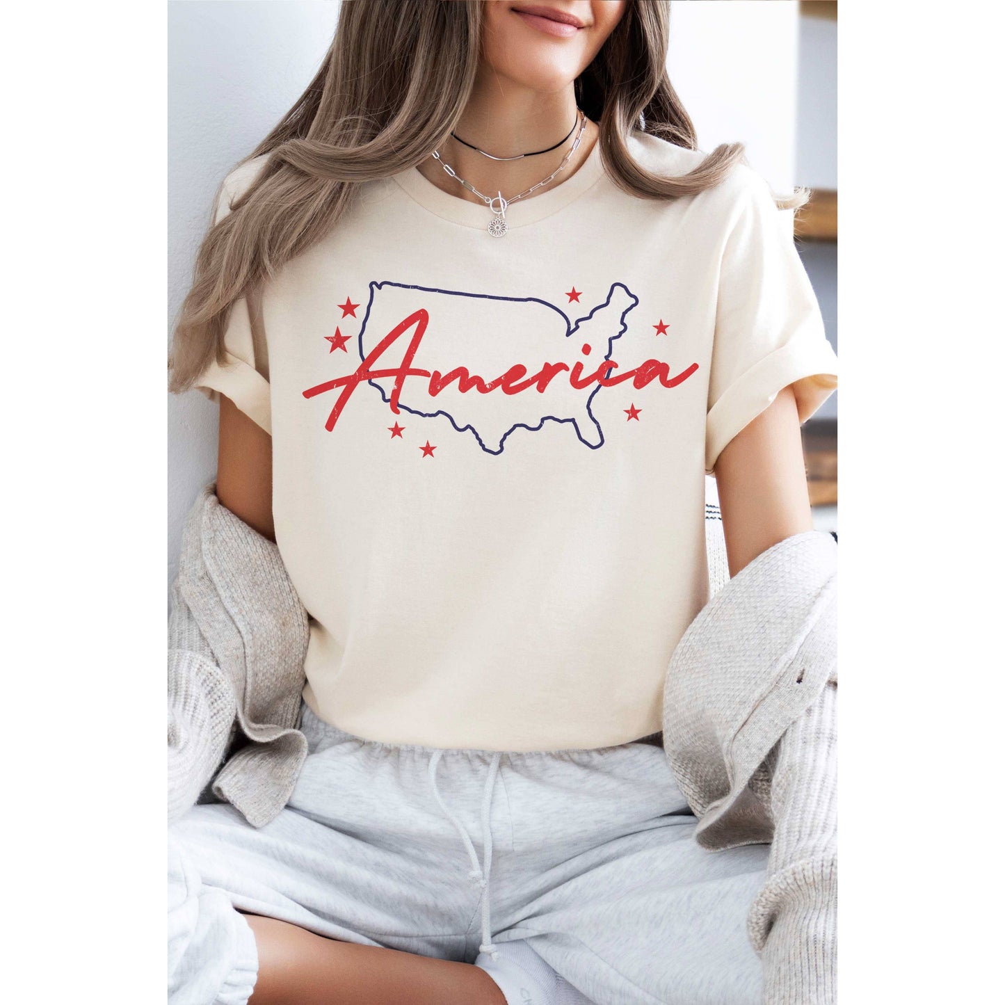 AMERICA STARS Graphic Tee