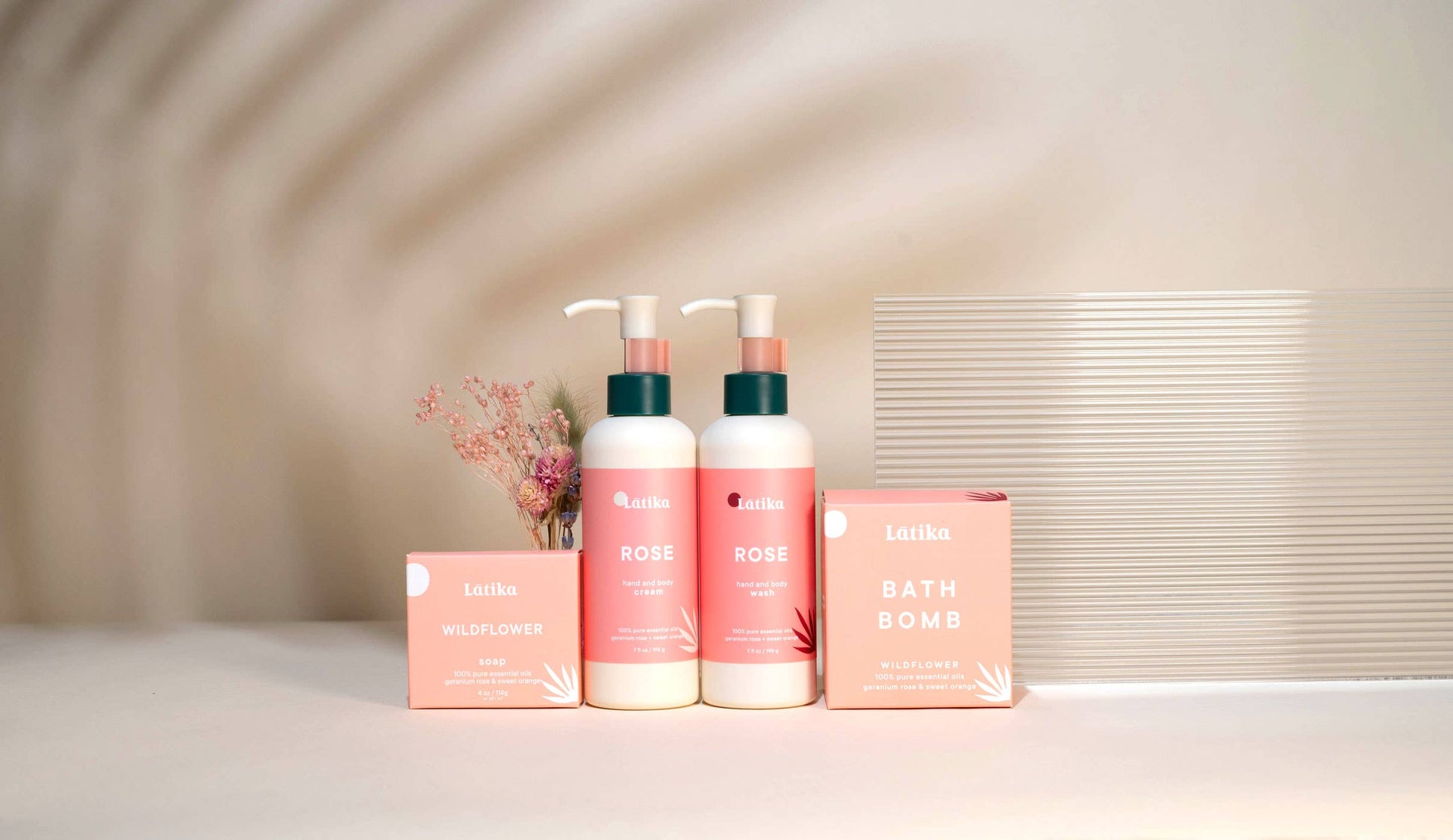 Pink Holiday💗 Wildflower - Essential Oils Hand - Body Cream Latika Beauty