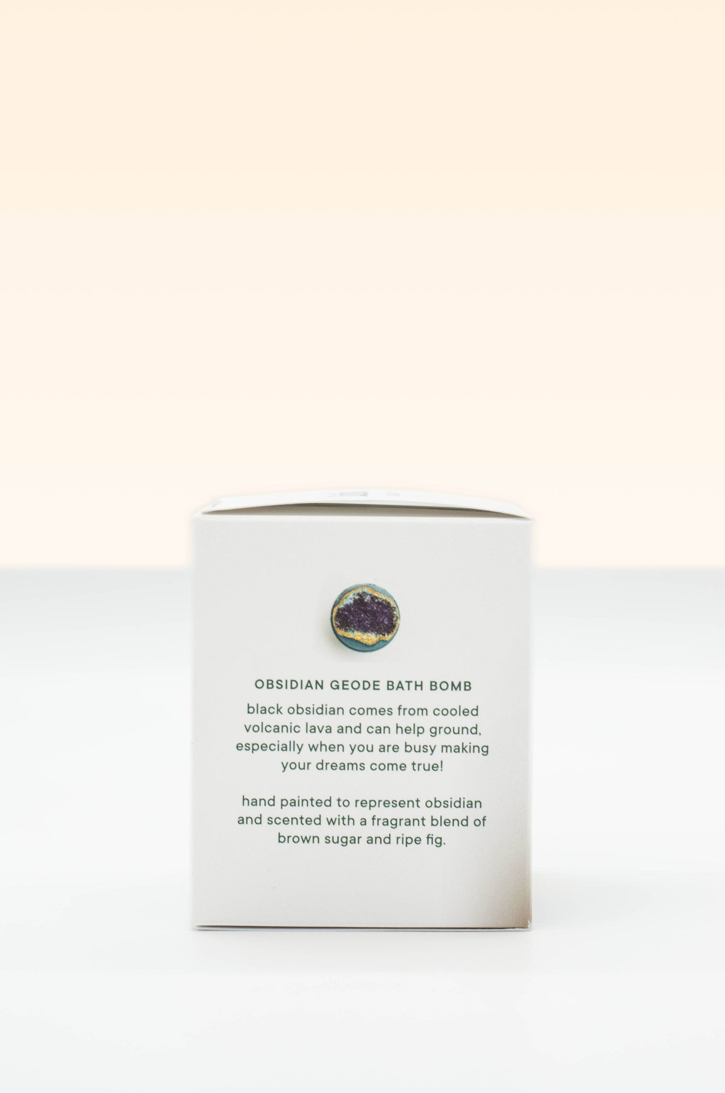 Obsidian Geode Crystal Bath Bomb – Black + Gold Latika Beauty