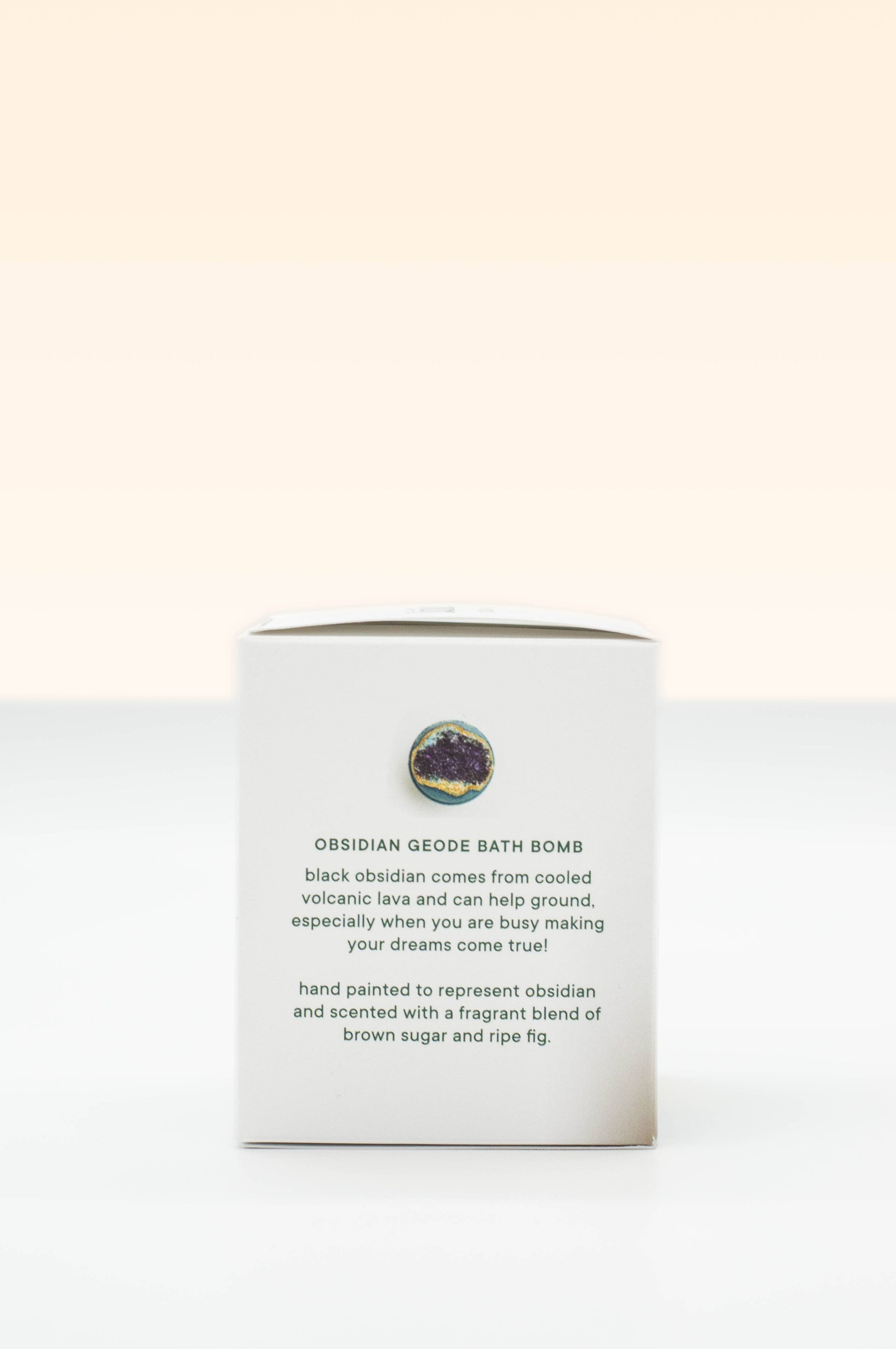 Obsidian Geode Crystal Bath Bomb – Black + Gold Latika Beauty
