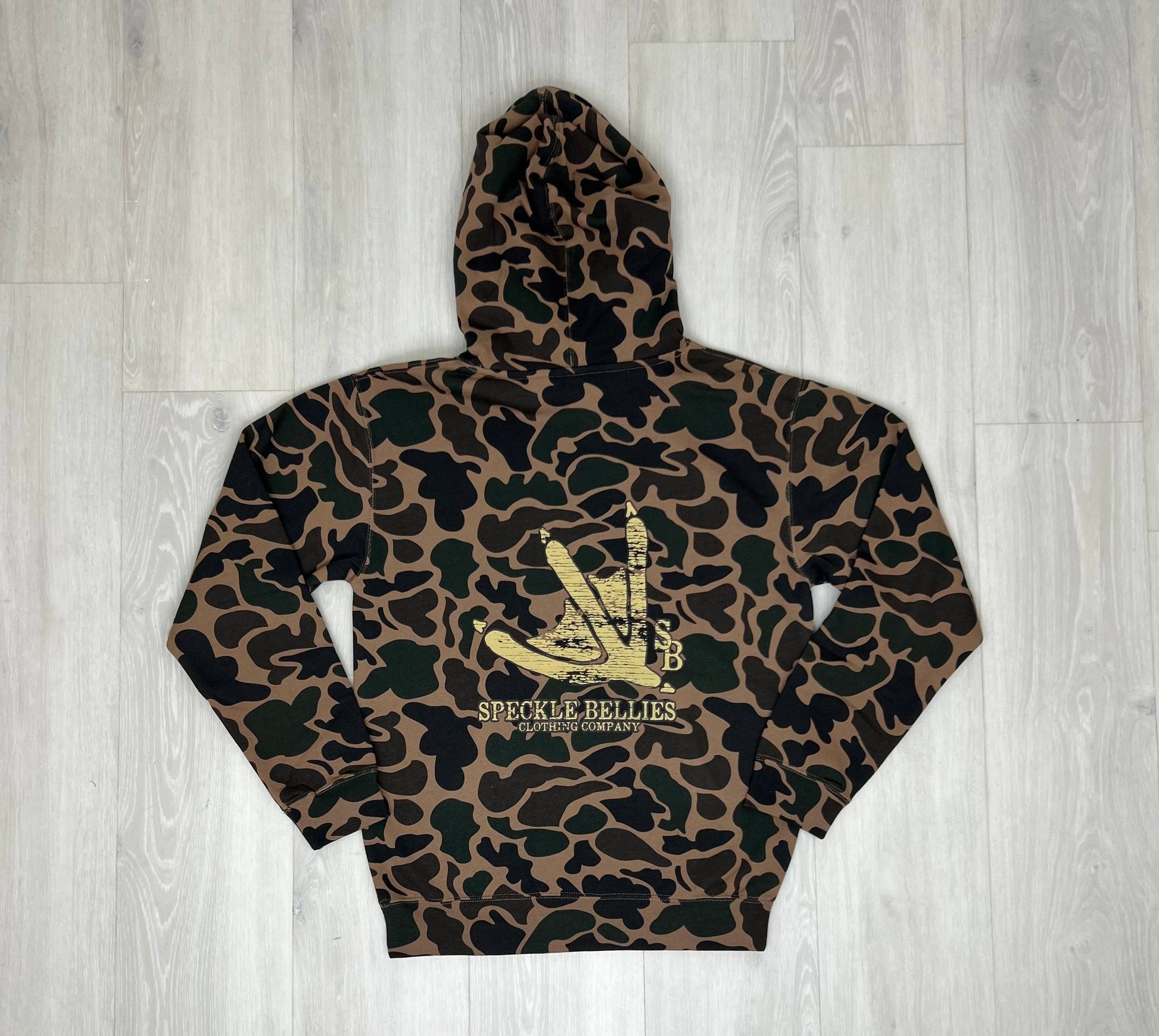 SB Track Hoodie Duck Camo (Copy) Speckle Bellies Clothing Company