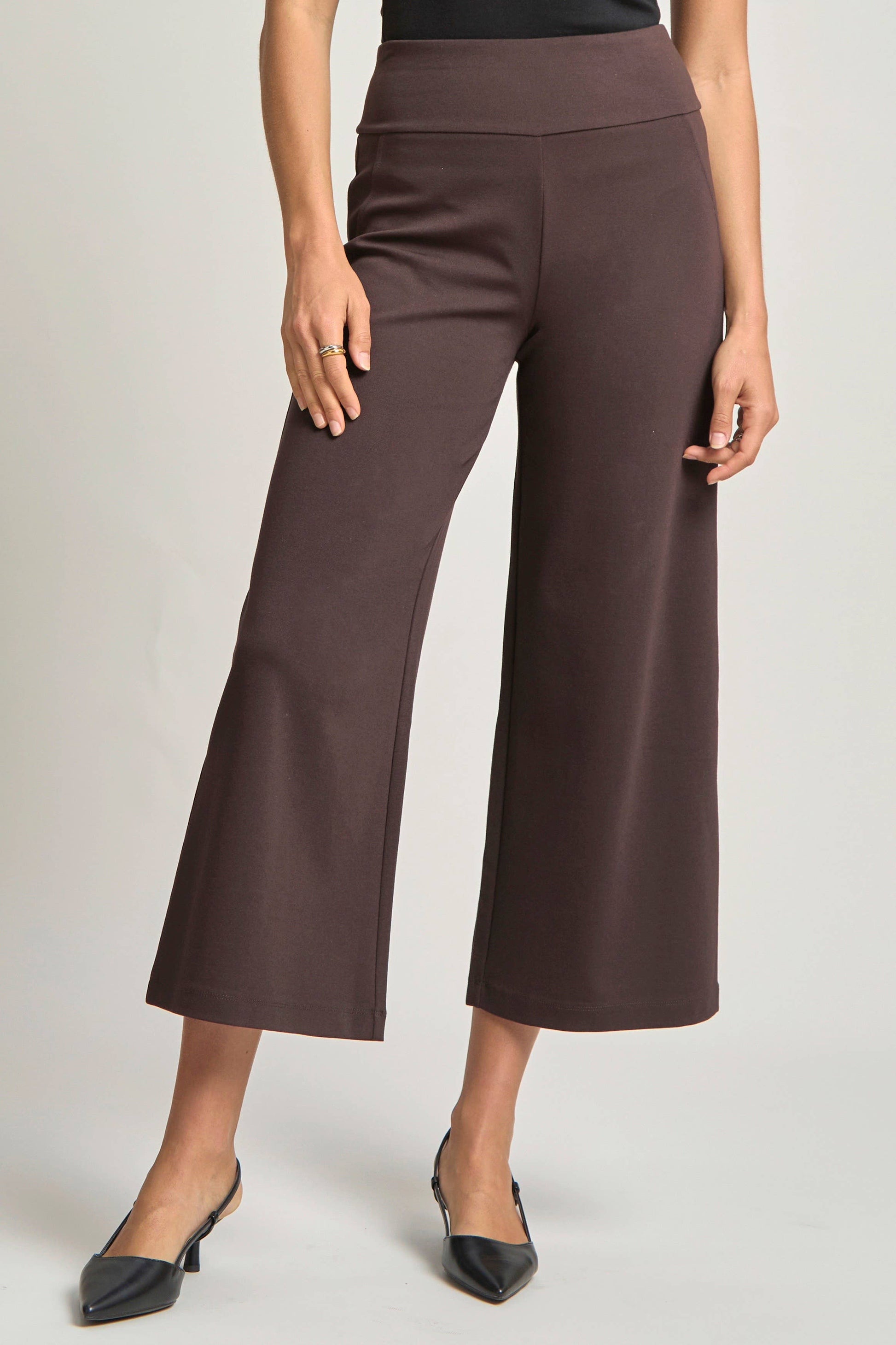 Magic Wide Cropped Pants Dear Scarlett