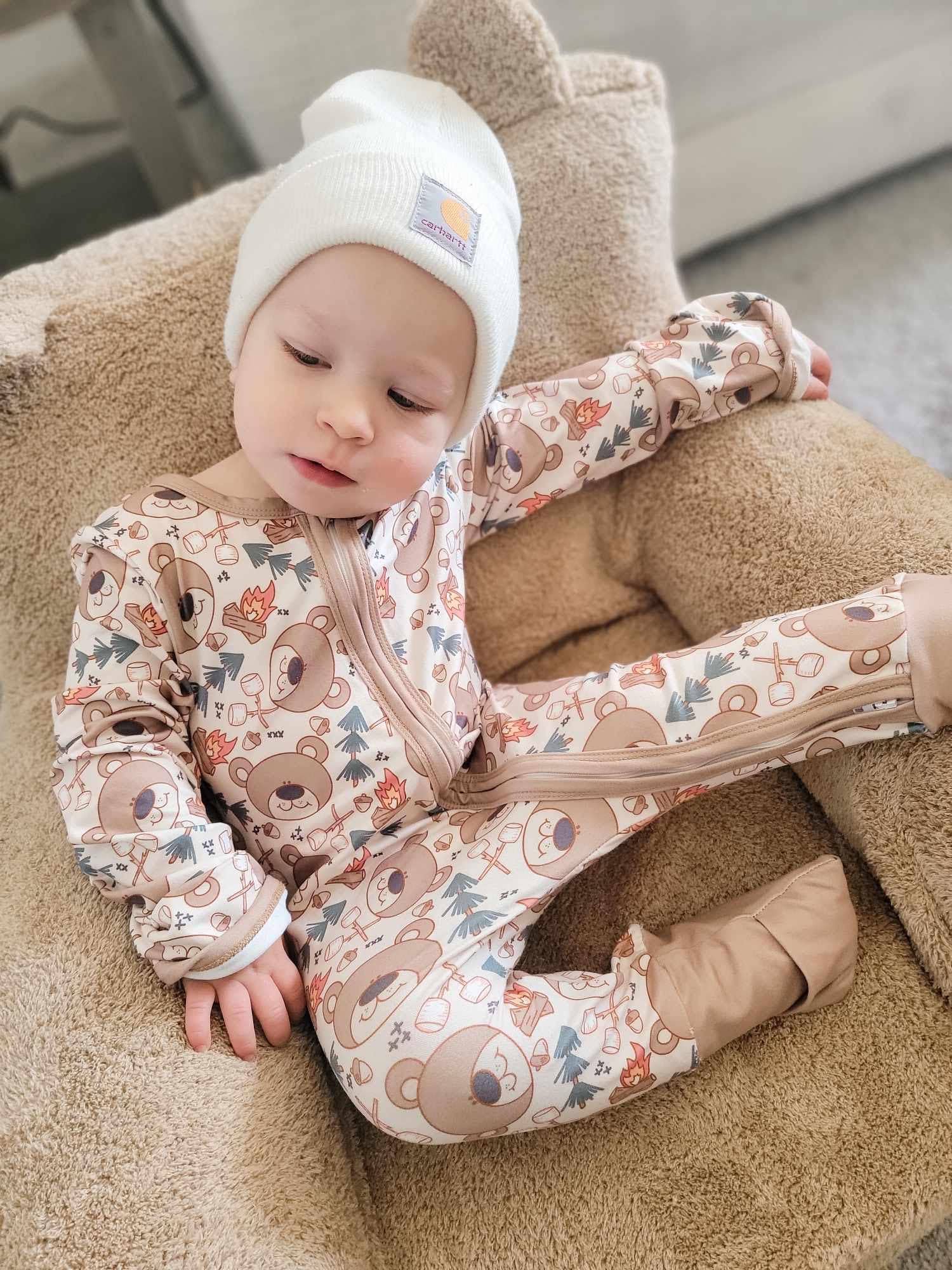 Sleeper Smore Bear Camping Emerson+Ivory