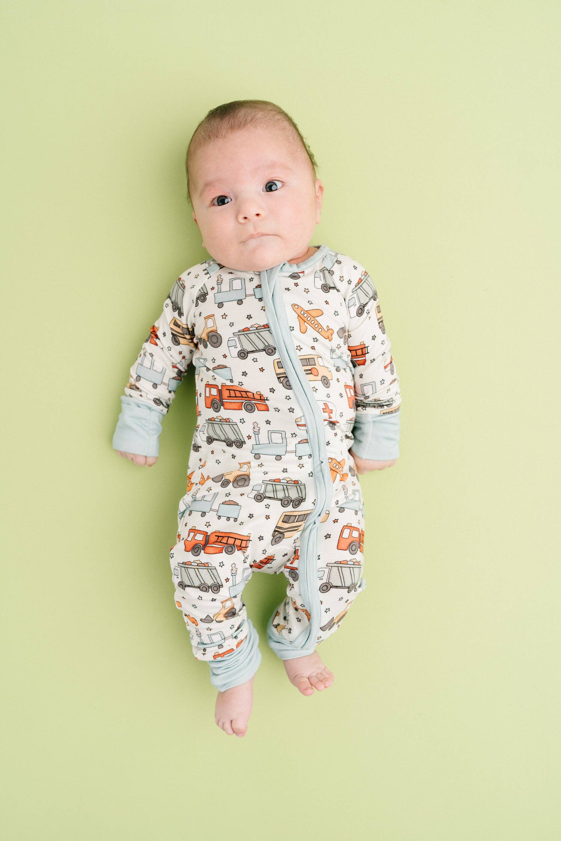 Little Engines Bamboo Sleeper Emerson+Ivory