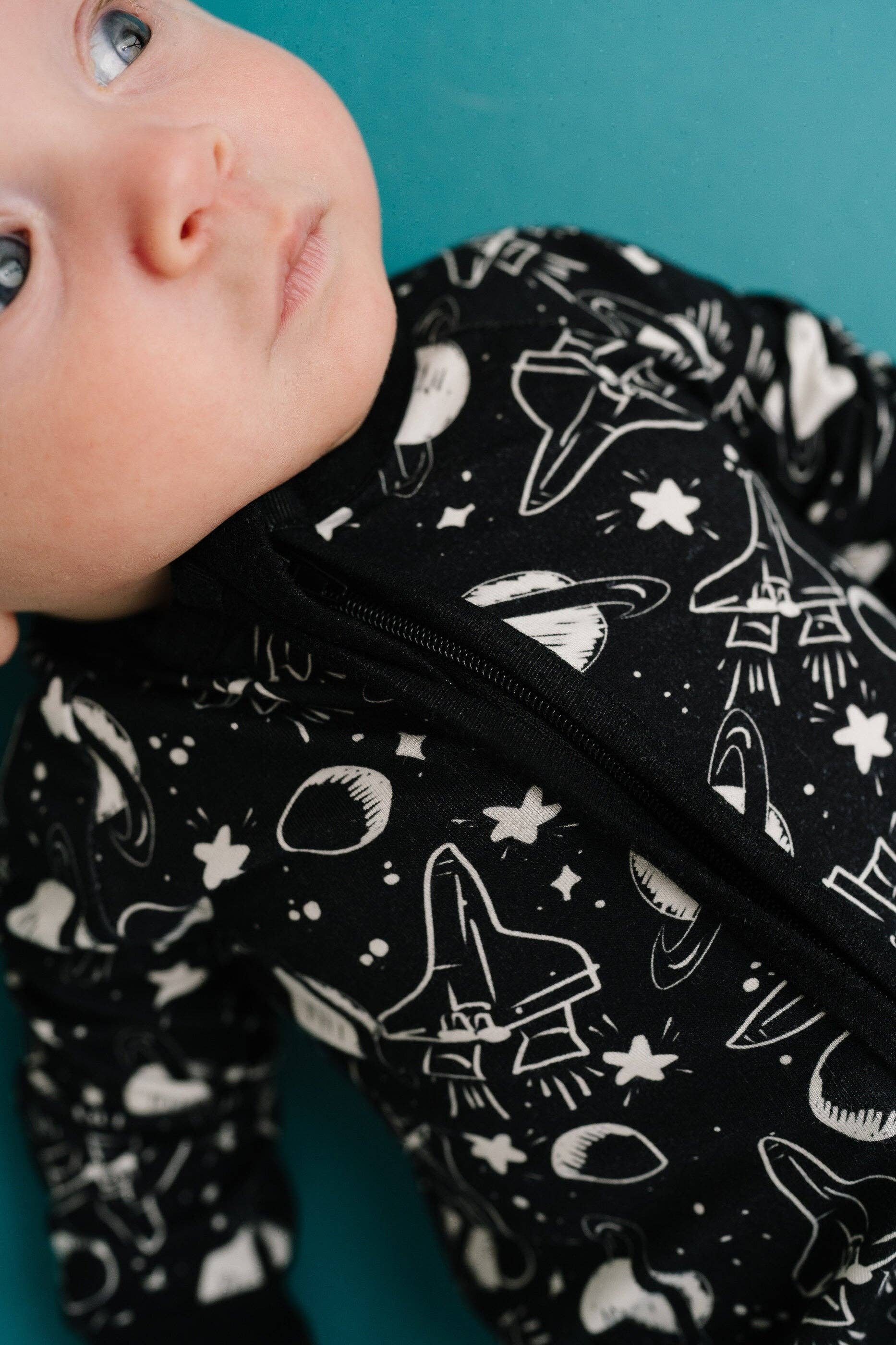 Outer Space Bamboo Sleeper Emerson+Ivory