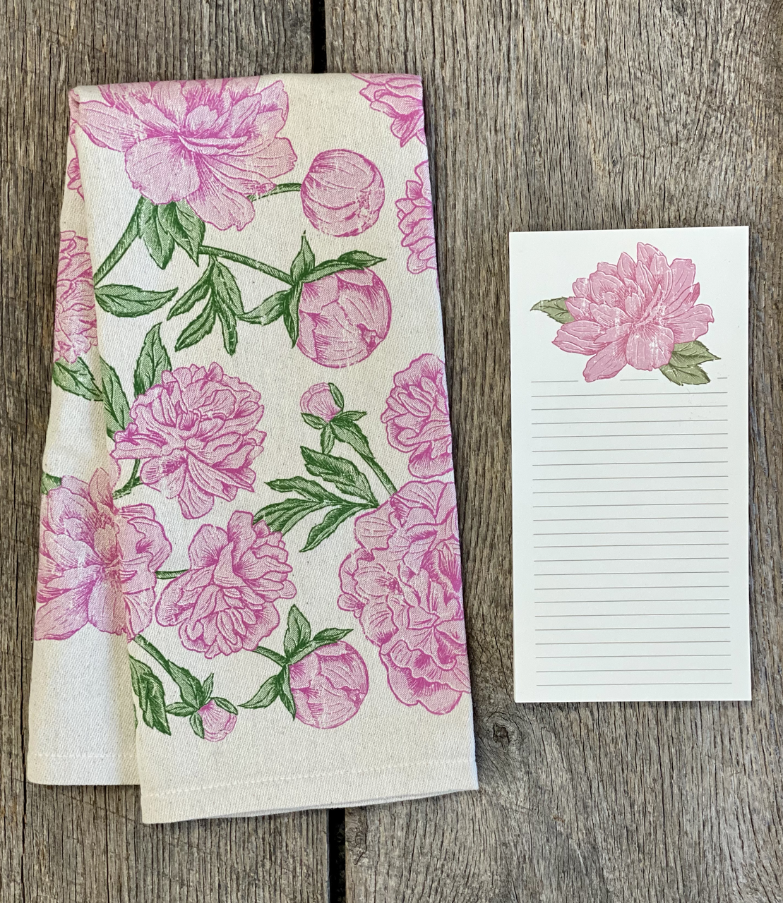 Peony Pattern - Kitchen Towel