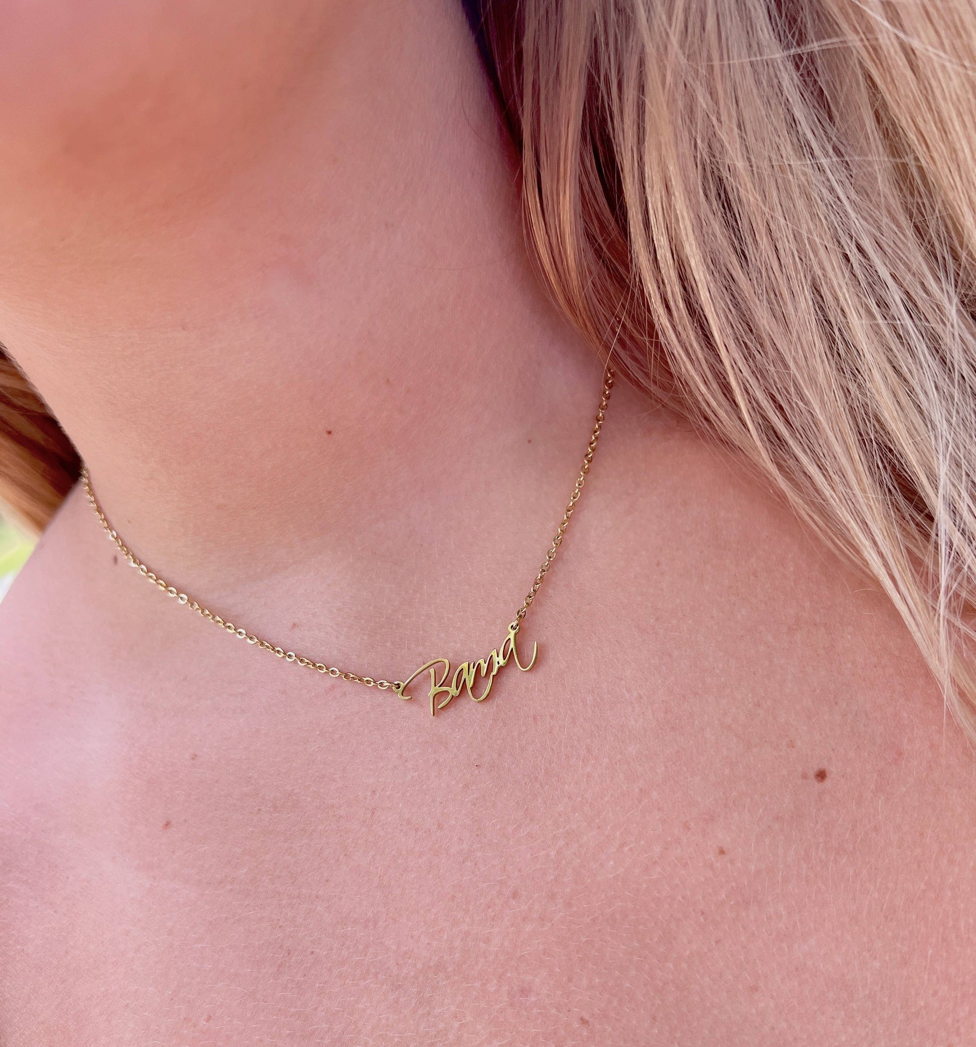 Alabama Gift - Bama Name Necklace and Roll Tide Earrings Steele Sloan Designs