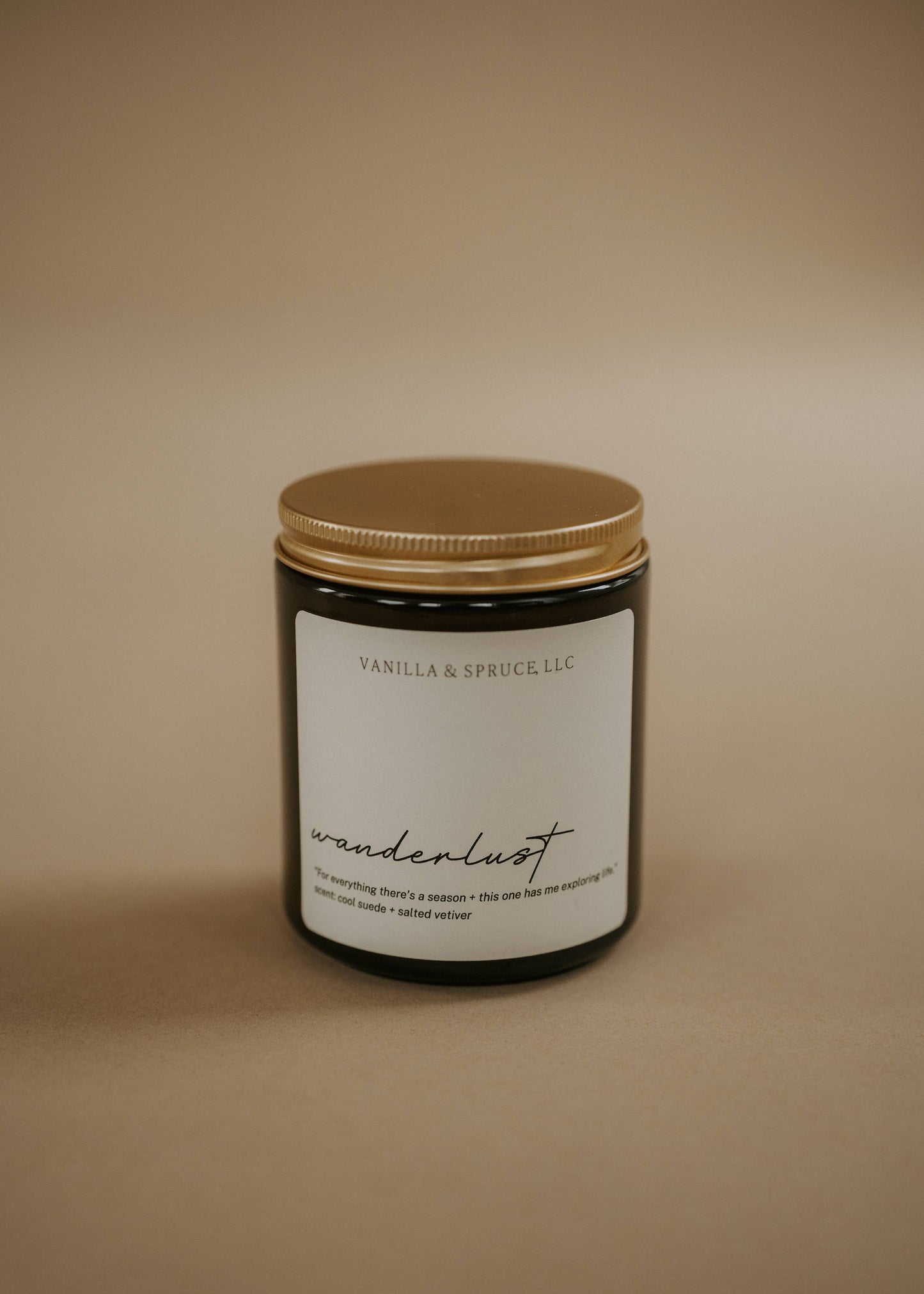 7 oz Candle - Wanderlust Vanilla and Spruce, LLC