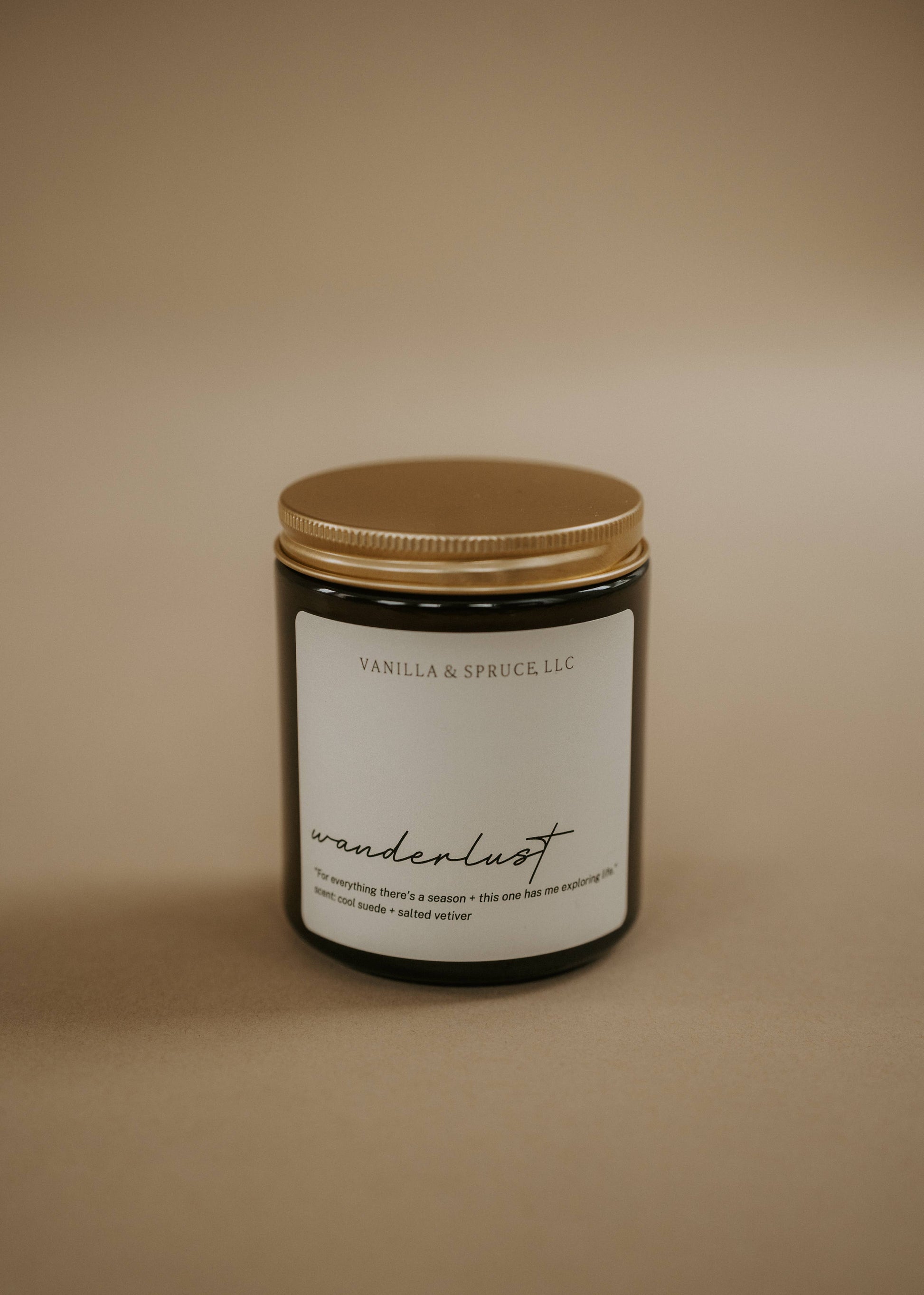 7 oz Candle - Wanderlust Vanilla and Spruce, LLC