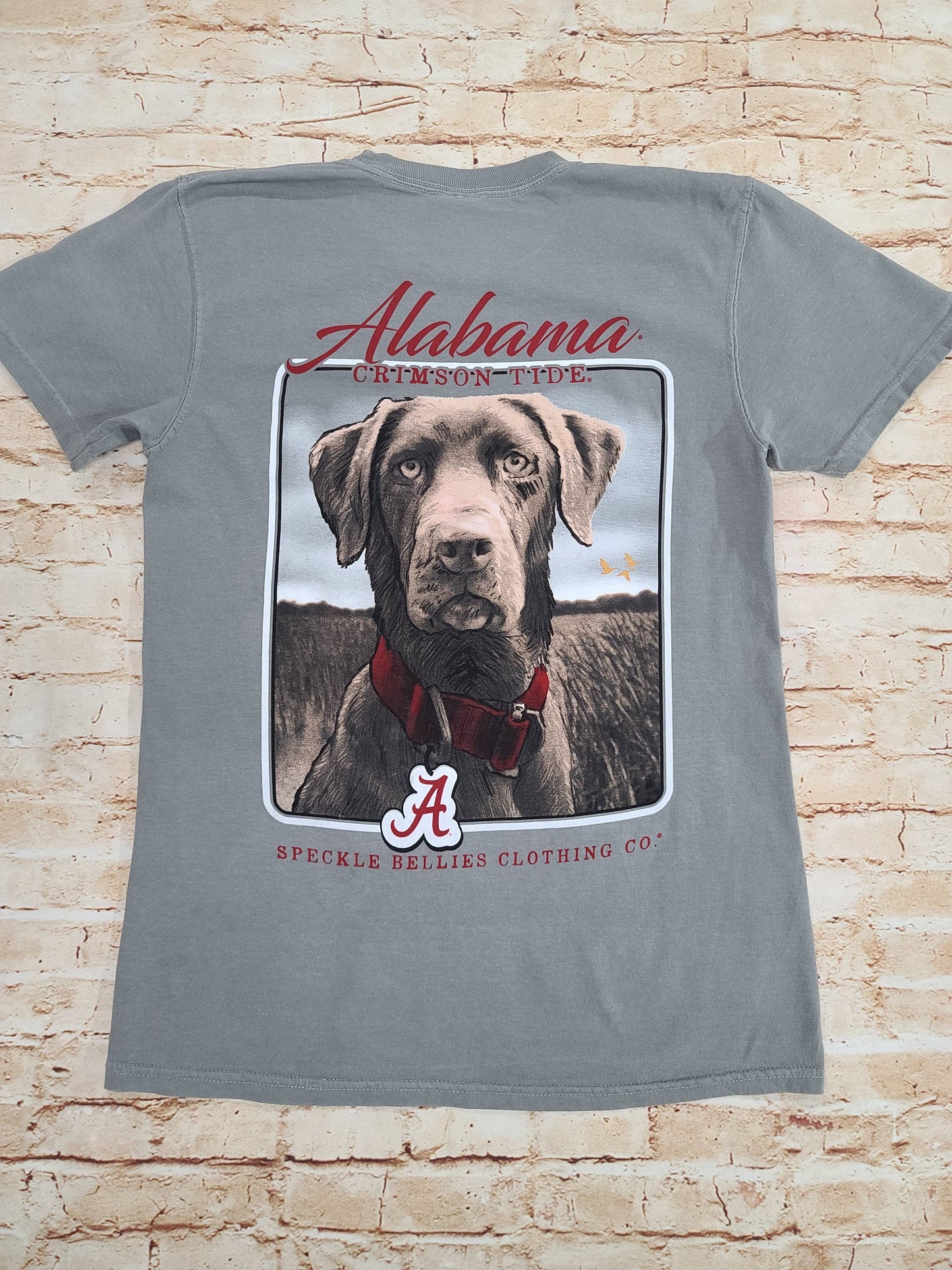 Alabama Lab Grey Speckle Bellies Clothing Company