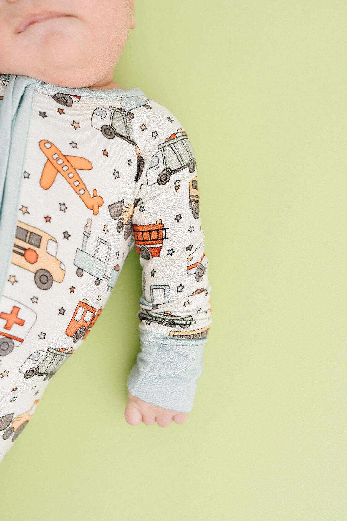 Little Engines Bamboo Sleeper Emerson+Ivory