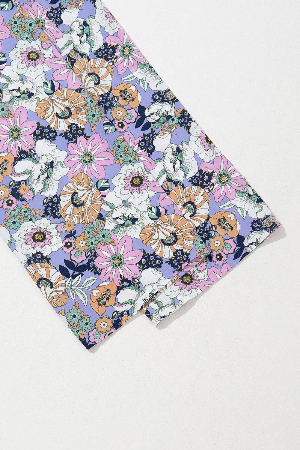 FINAL SALE- Floral Smocked Square Neck Summer Jumpsuit