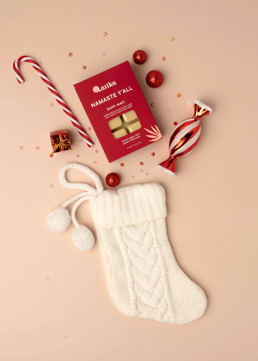 🌻Namaste Y'all - Solid lotion, Massage bar, bath melt 💗red Latika Beauty