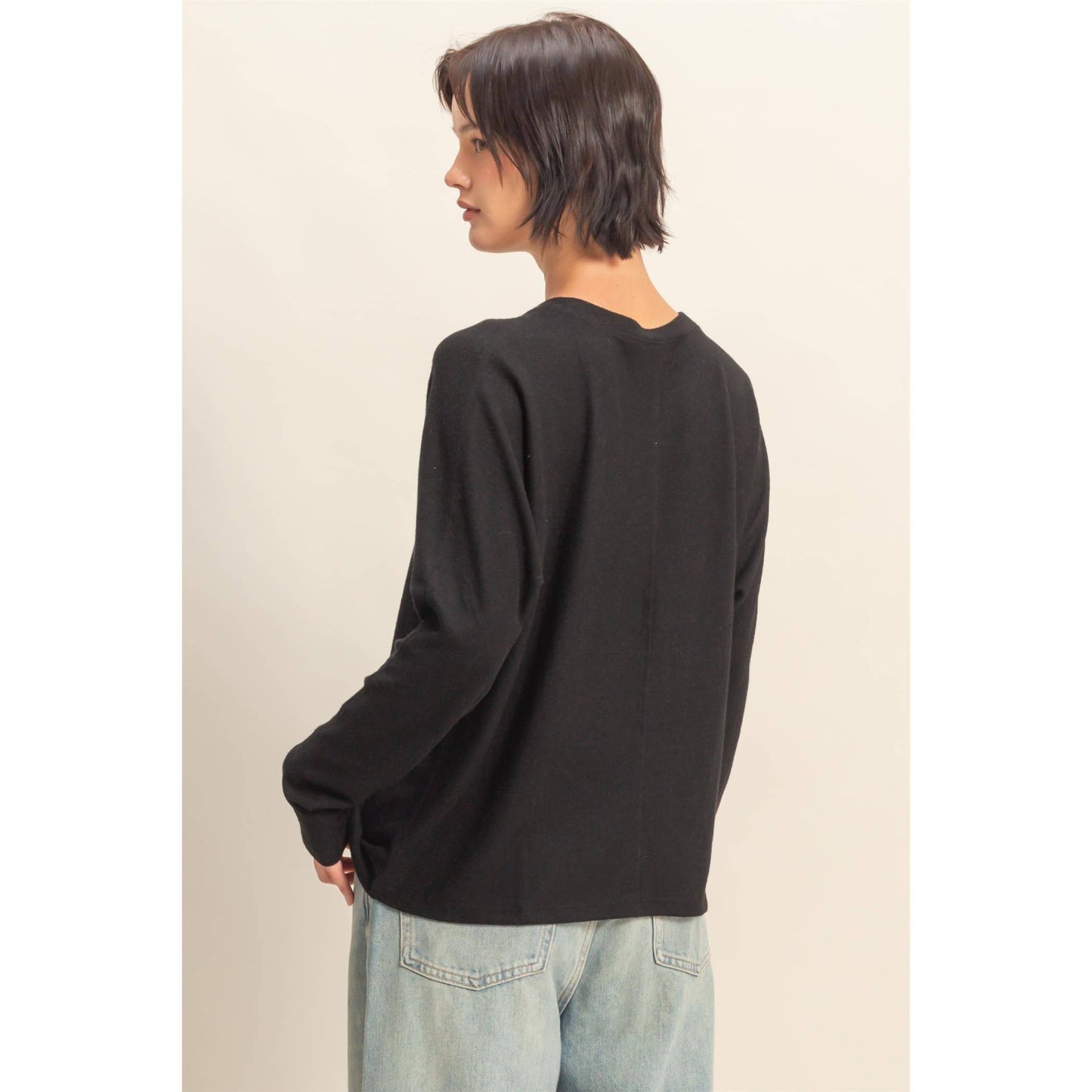 Center Seam Long Sleeve Top HYFVE