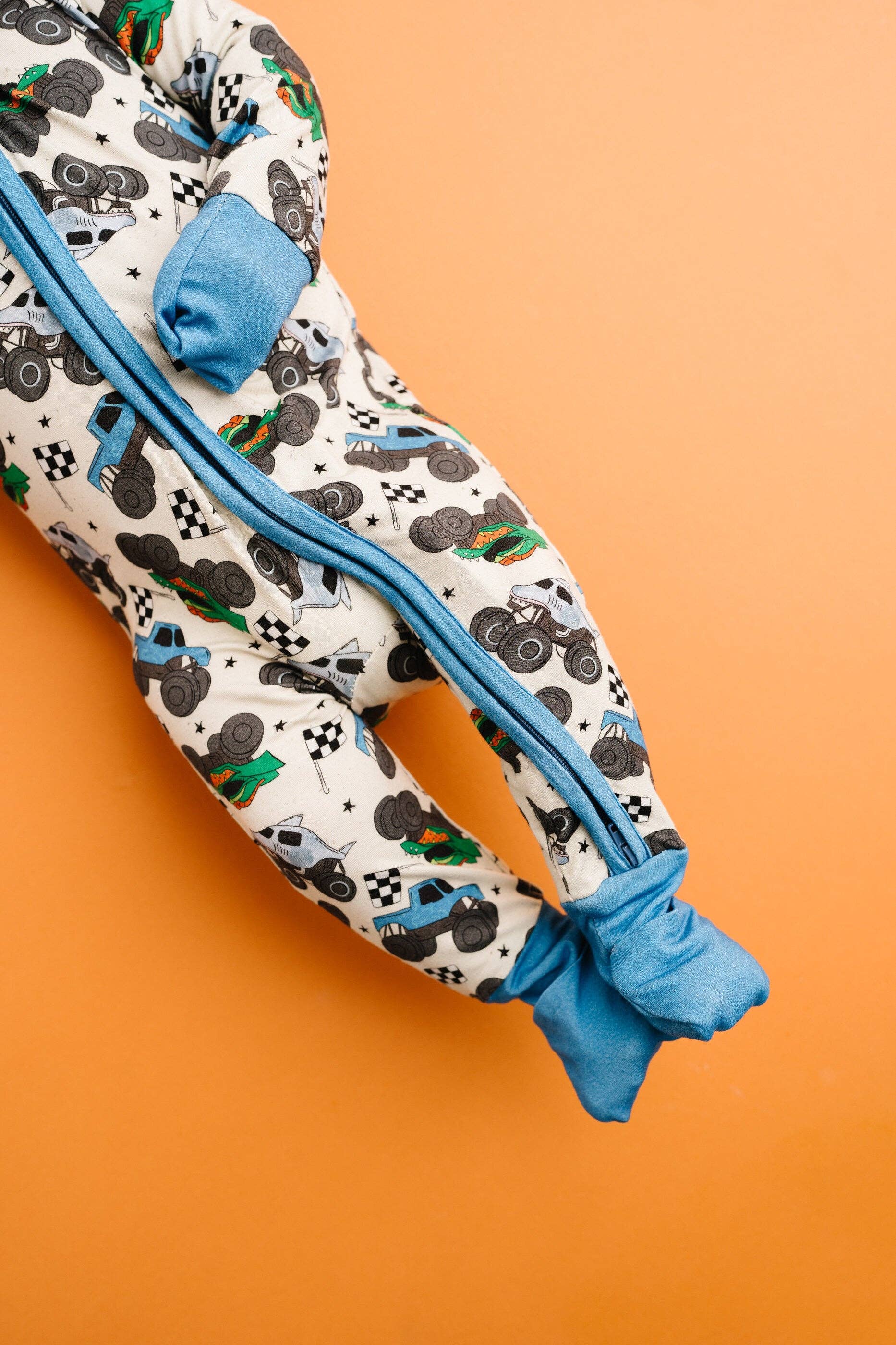 Monster Trucks Bamboo Sleeper Emerson+Ivory