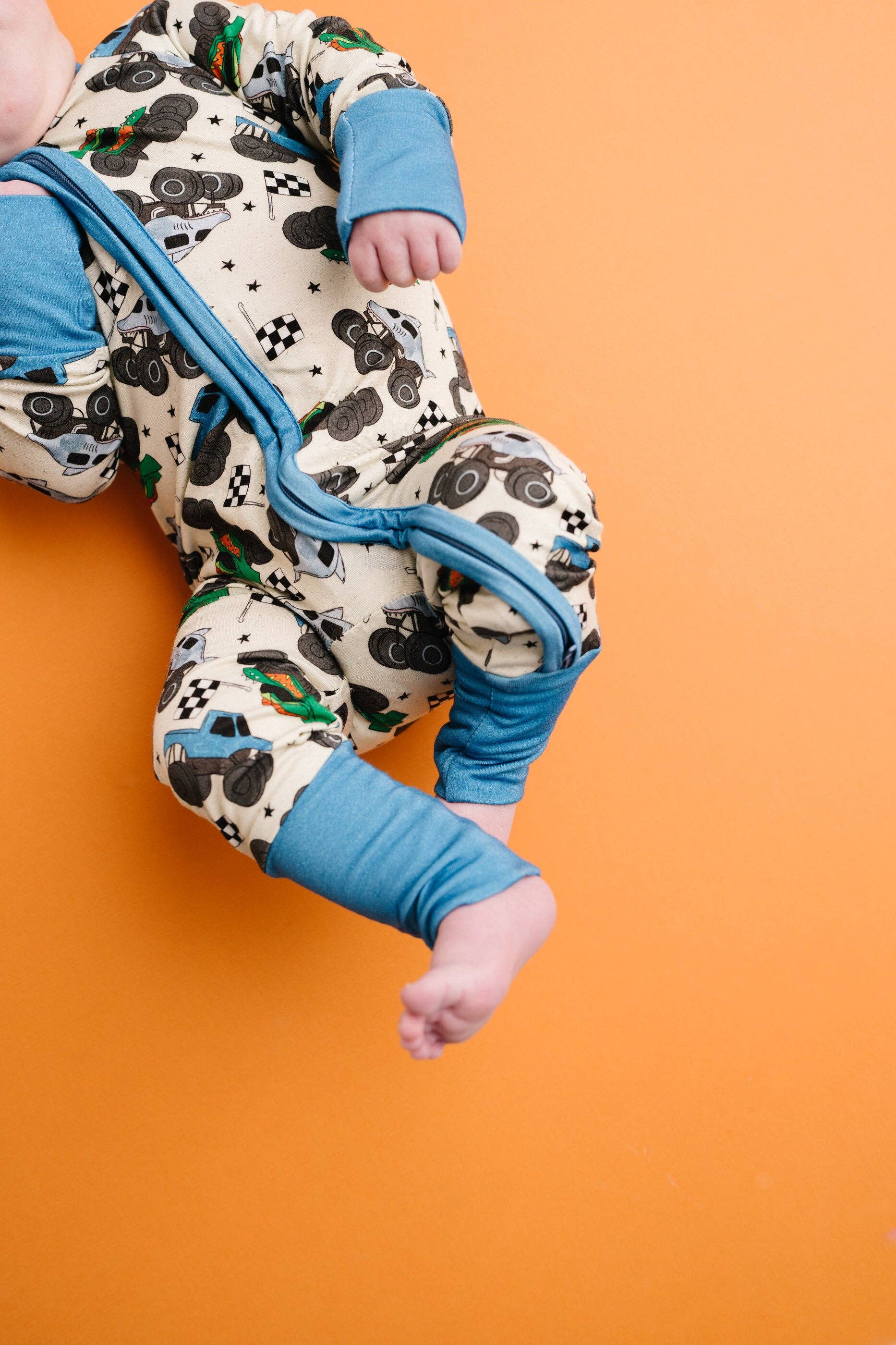 Monster Trucks Bamboo Sleeper Emerson+Ivory