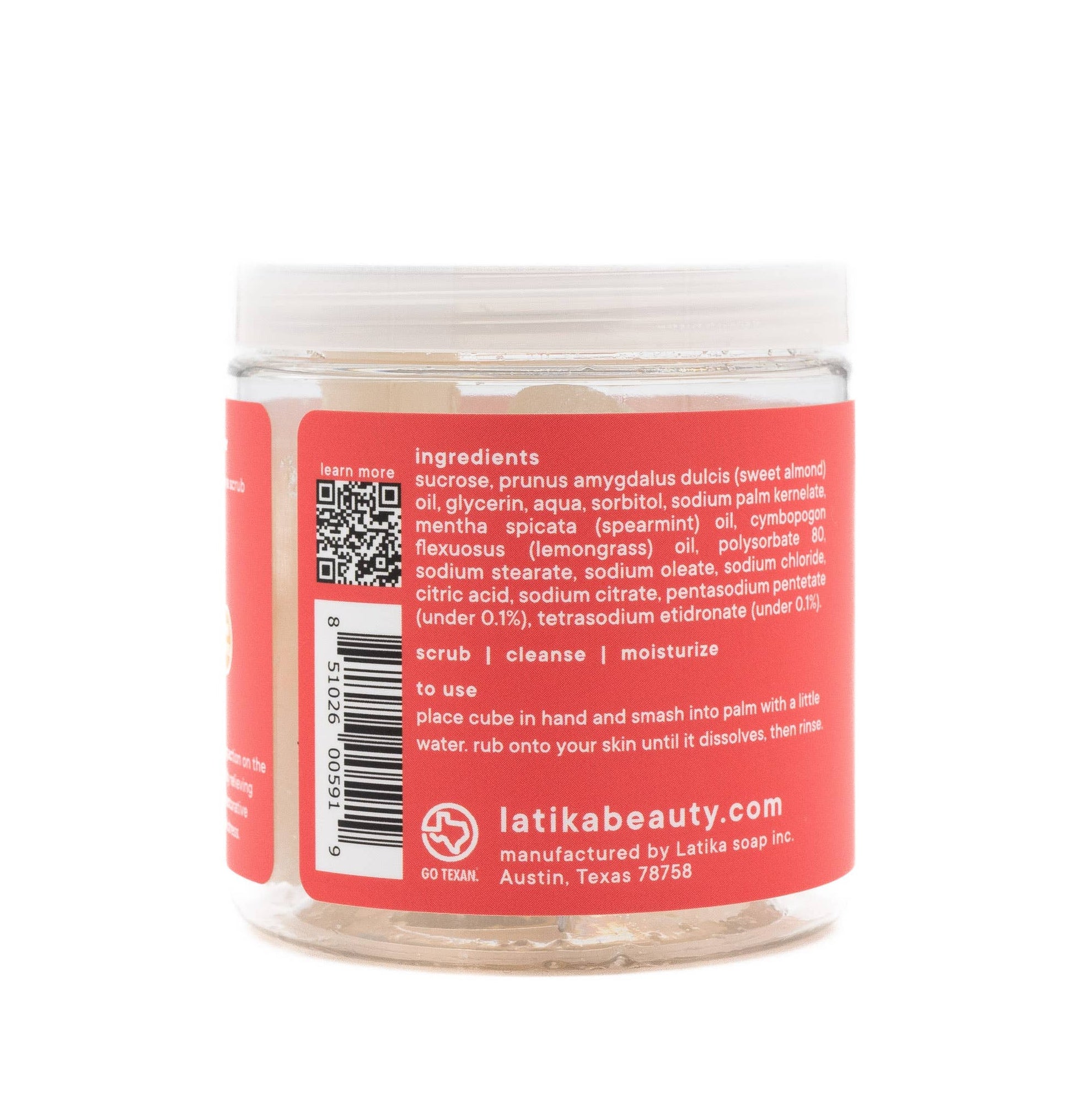 Sugar Scrub Cubes - ❤️ Energy Boost Latika Beauty