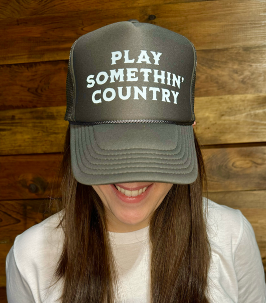 **NEW** Play Somethin' Country Trucker Hat