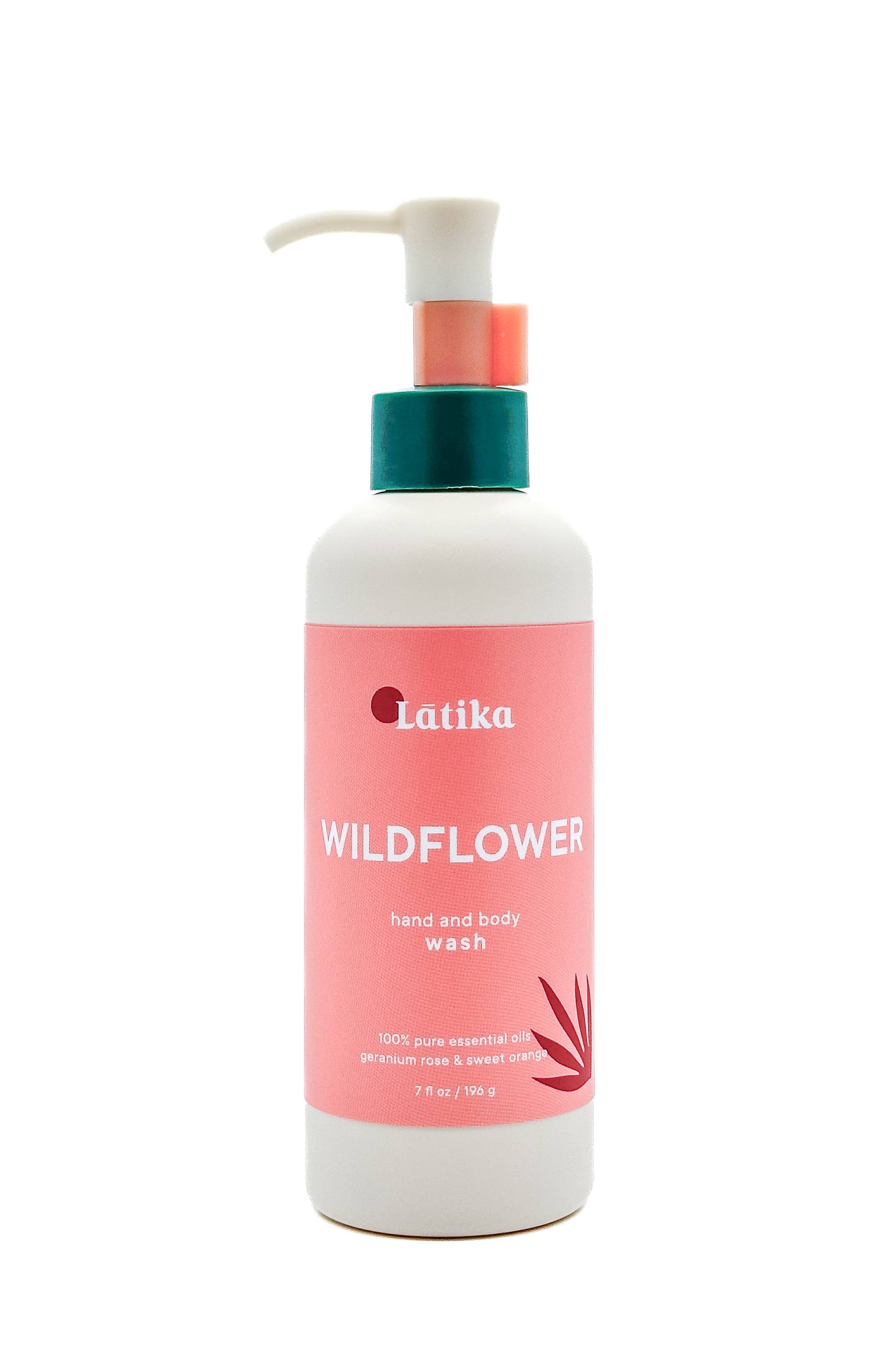 Wildflower -Organic Essential Oils Hand + Body Wash 🌺 Latika Beauty