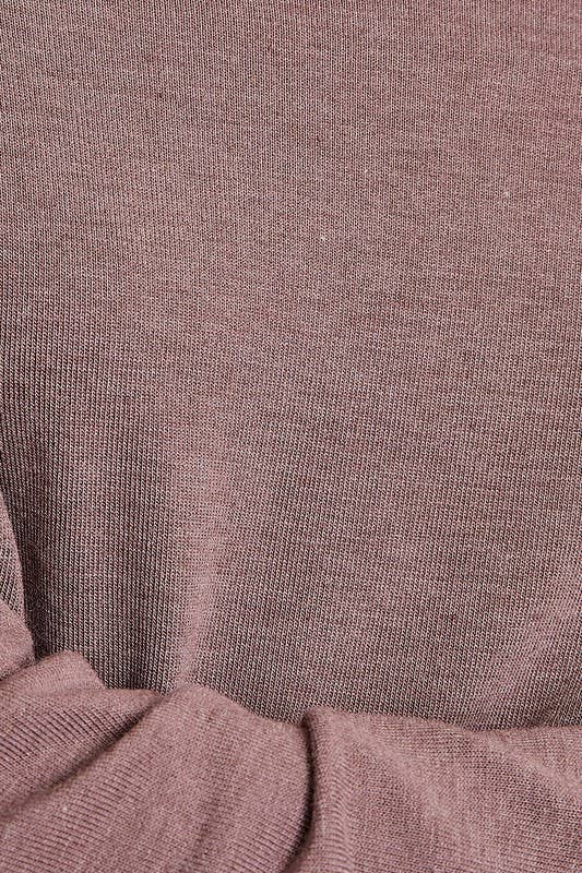 COWL NECK LONG SLEVEE OFF SHOULDER TOP