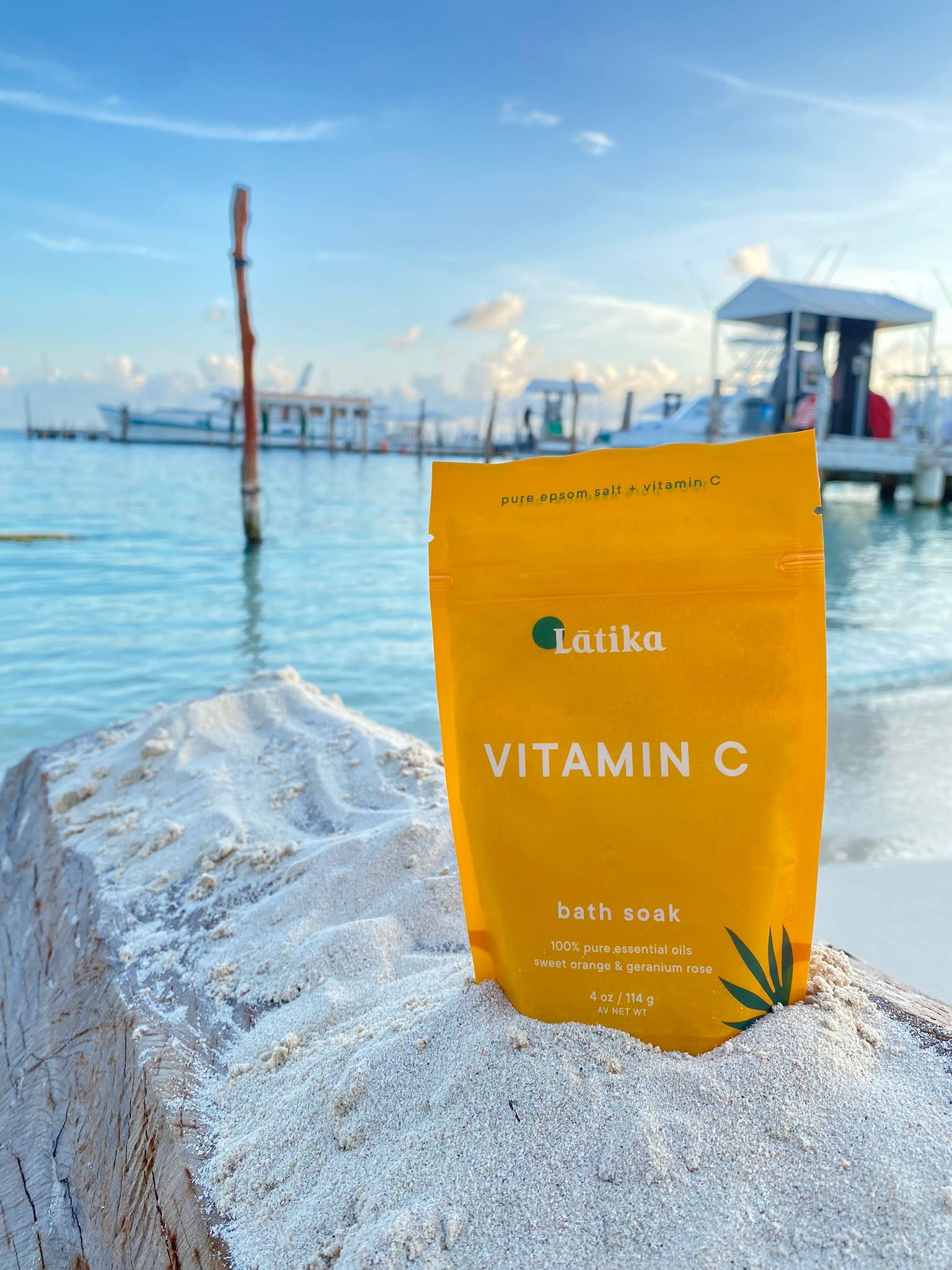 Vitamin C 🟡 Epsom Bath Soak Latika Beauty