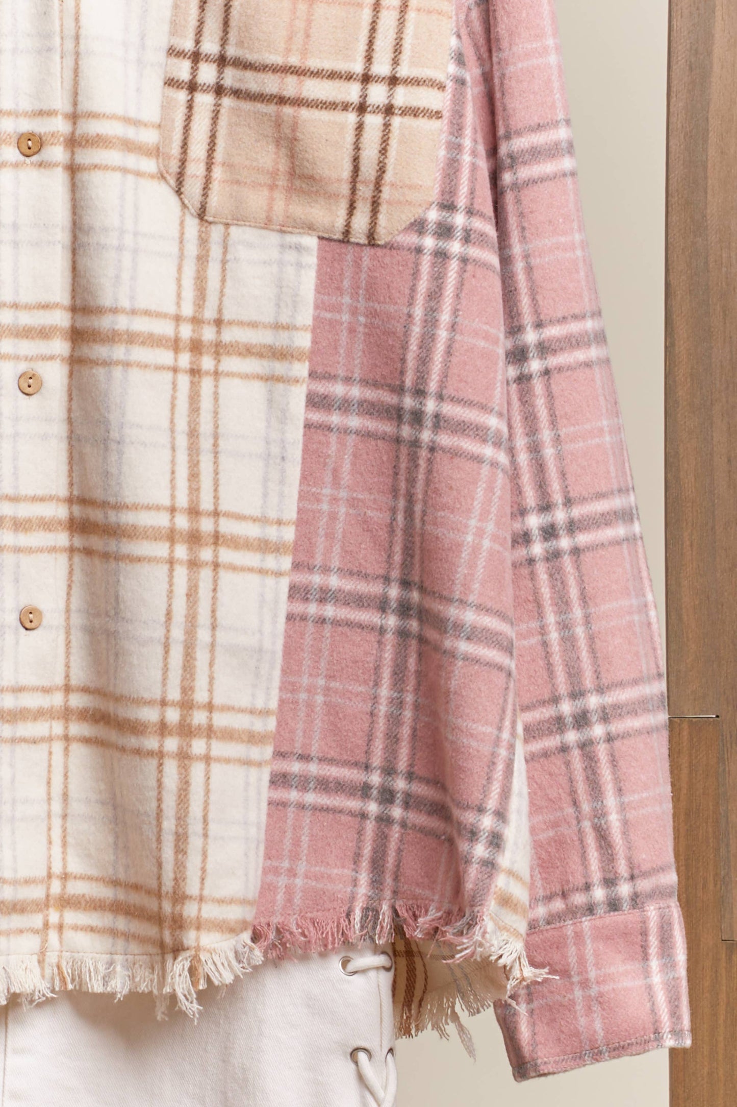 Plaid Oversize Shacket Mello.