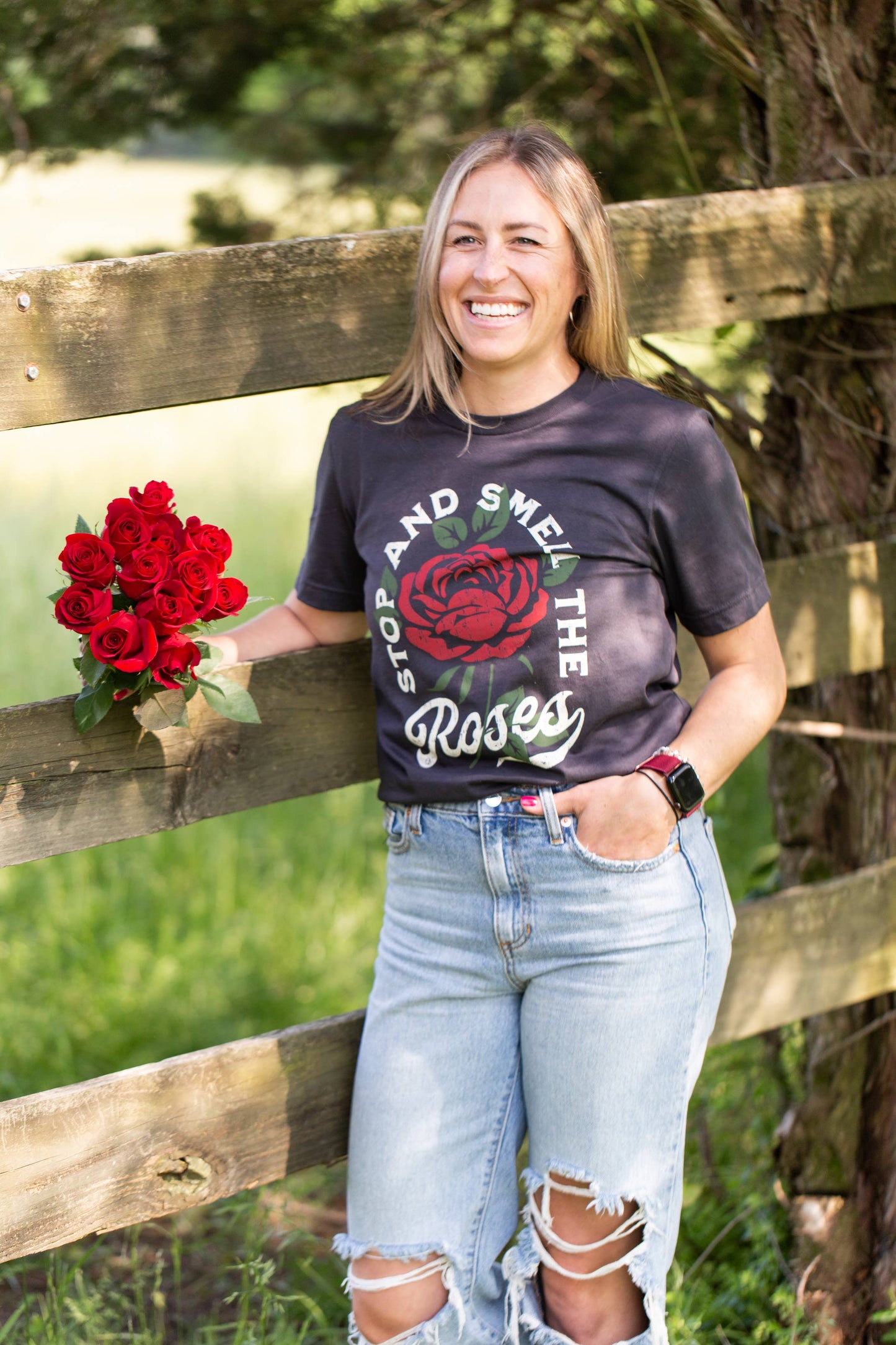 Stop and Smell The Roses - Shirt