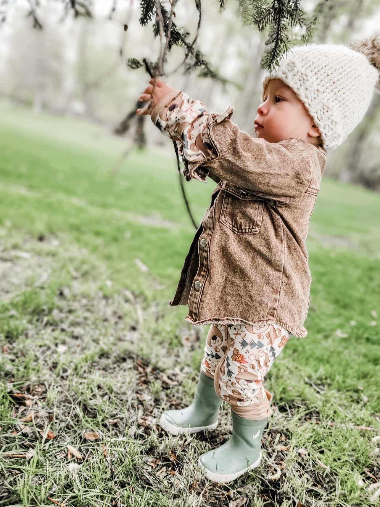 Sleeper Smore Bear Camping Emerson+Ivory