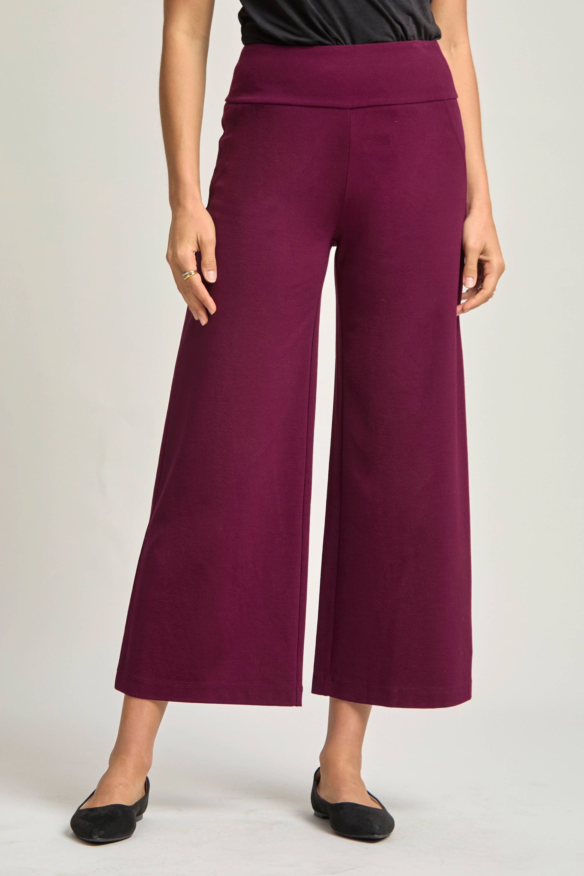 Magic Wide Cropped Pants Dear Scarlett