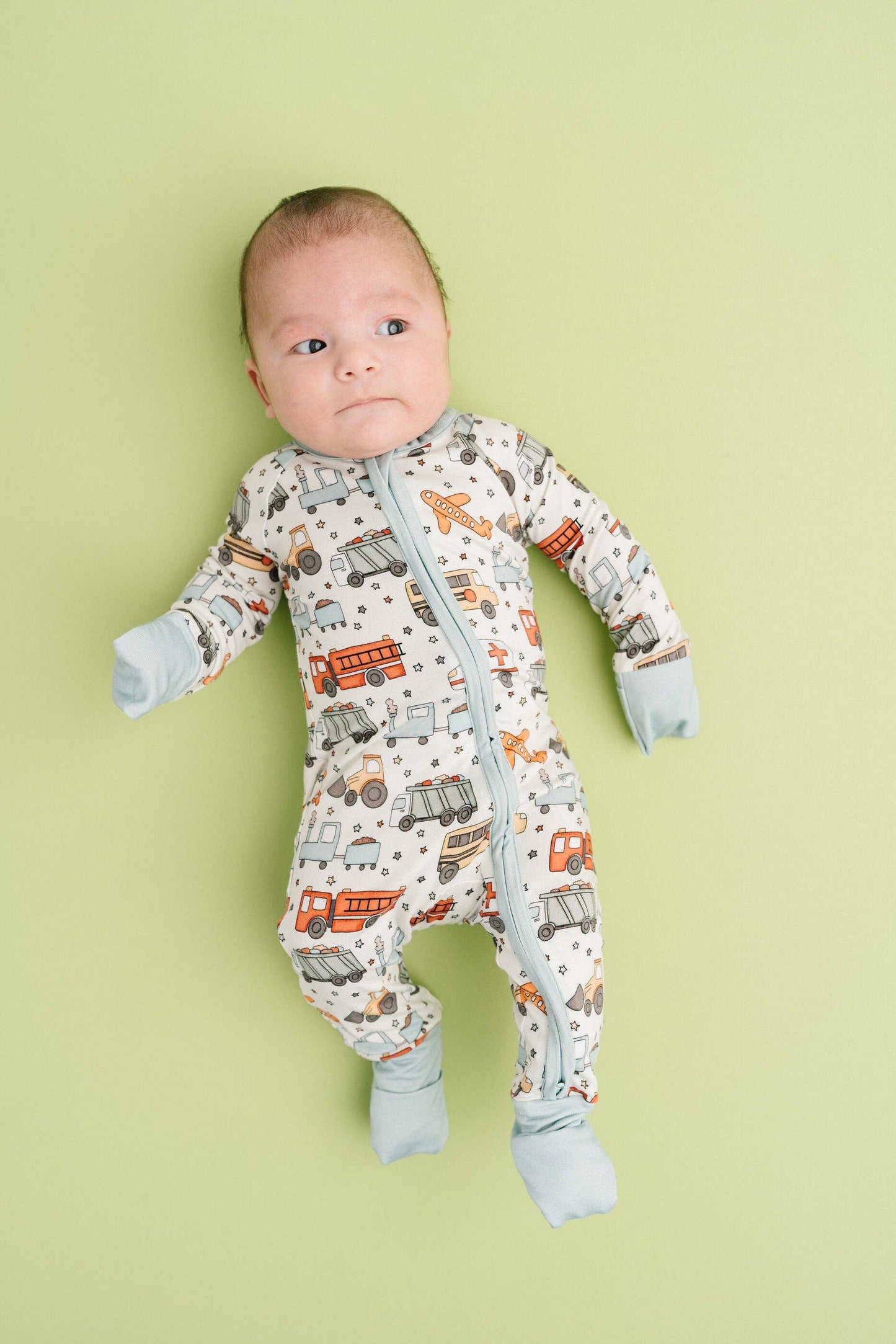 Little Engines Bamboo Sleeper Emerson+Ivory