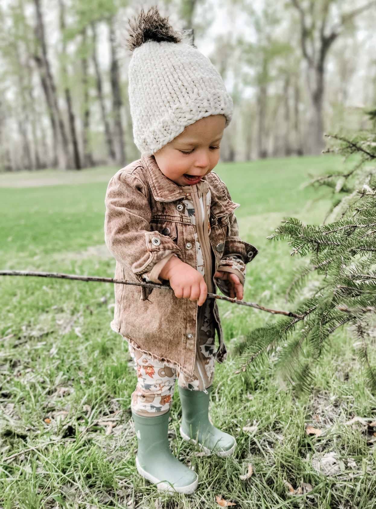 Sleeper Smore Bear Camping Emerson+Ivory