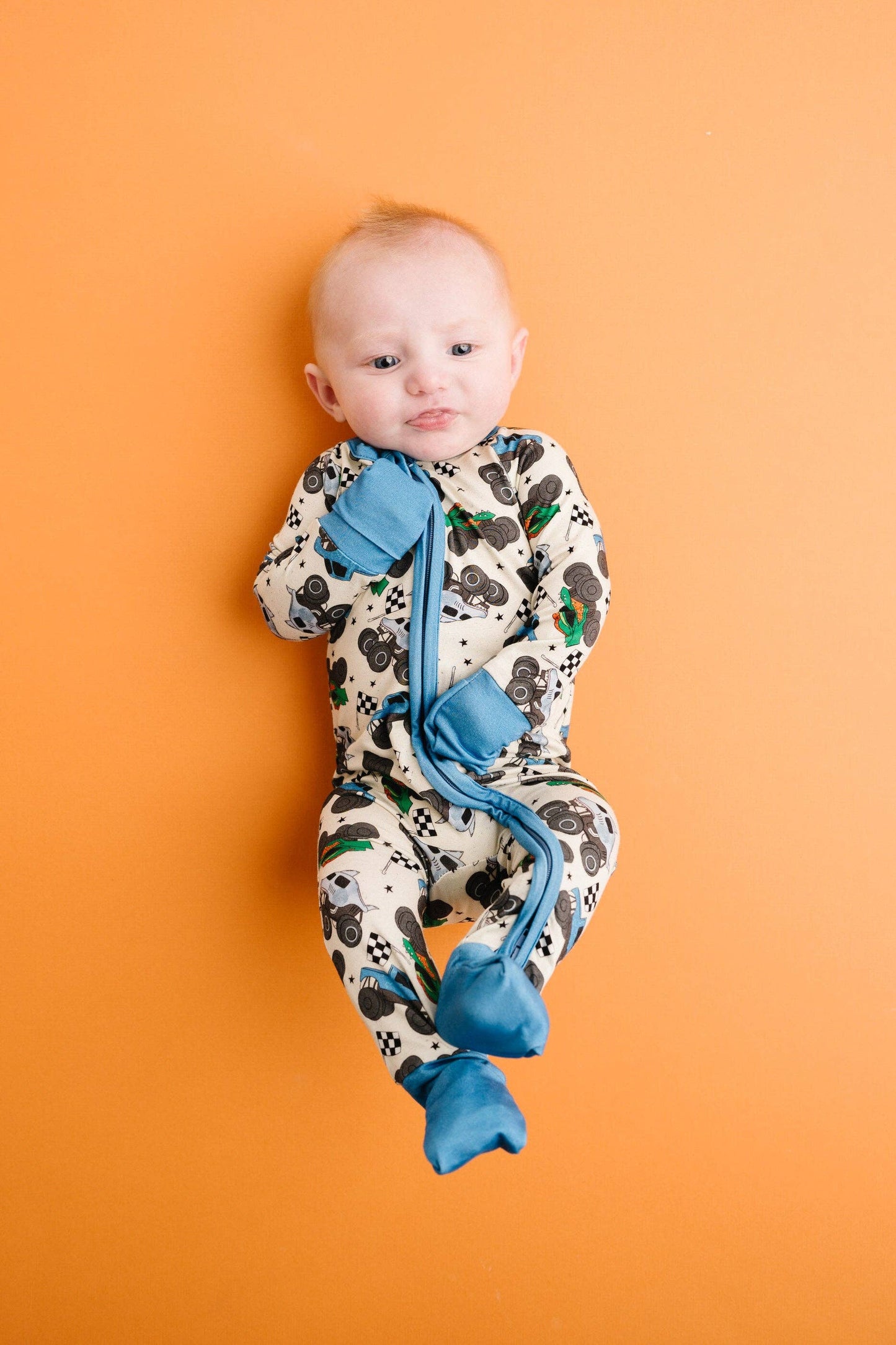 Monster Trucks Bamboo Sleeper Emerson+Ivory