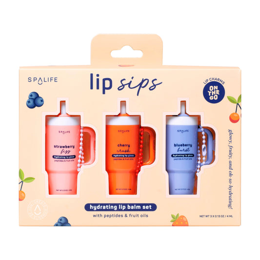 Lip Sips Hydrating Lip Balm Set My Spa Life
