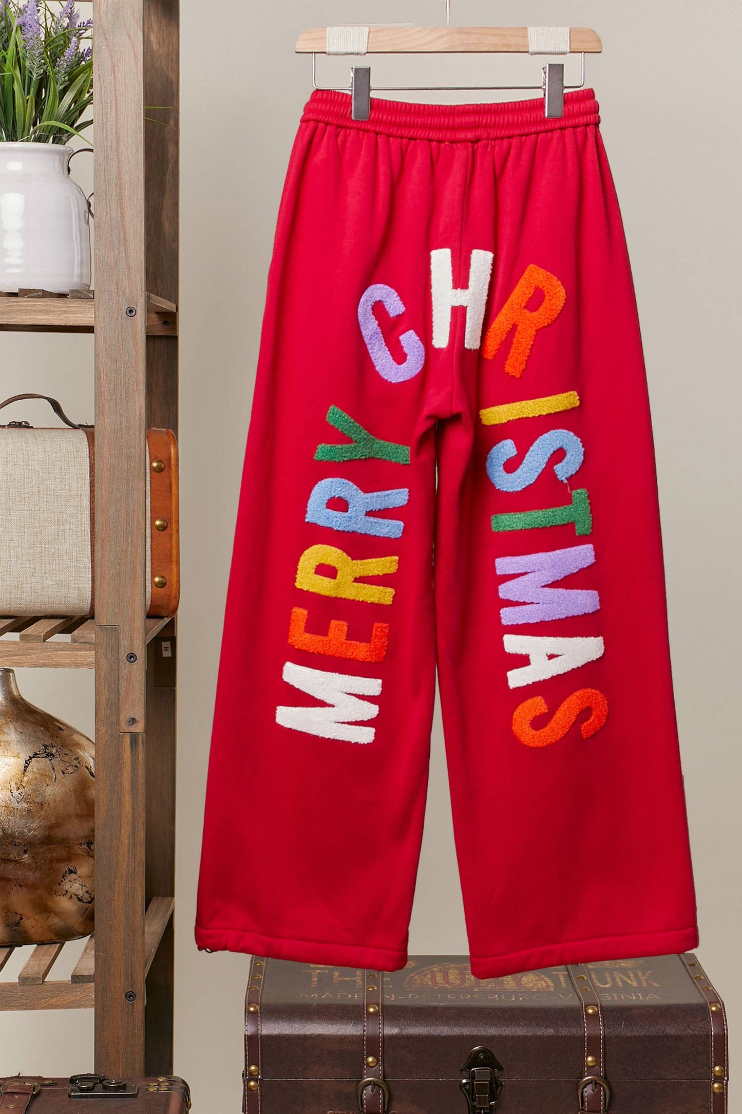 Christmas Pants with Lettering Mello.