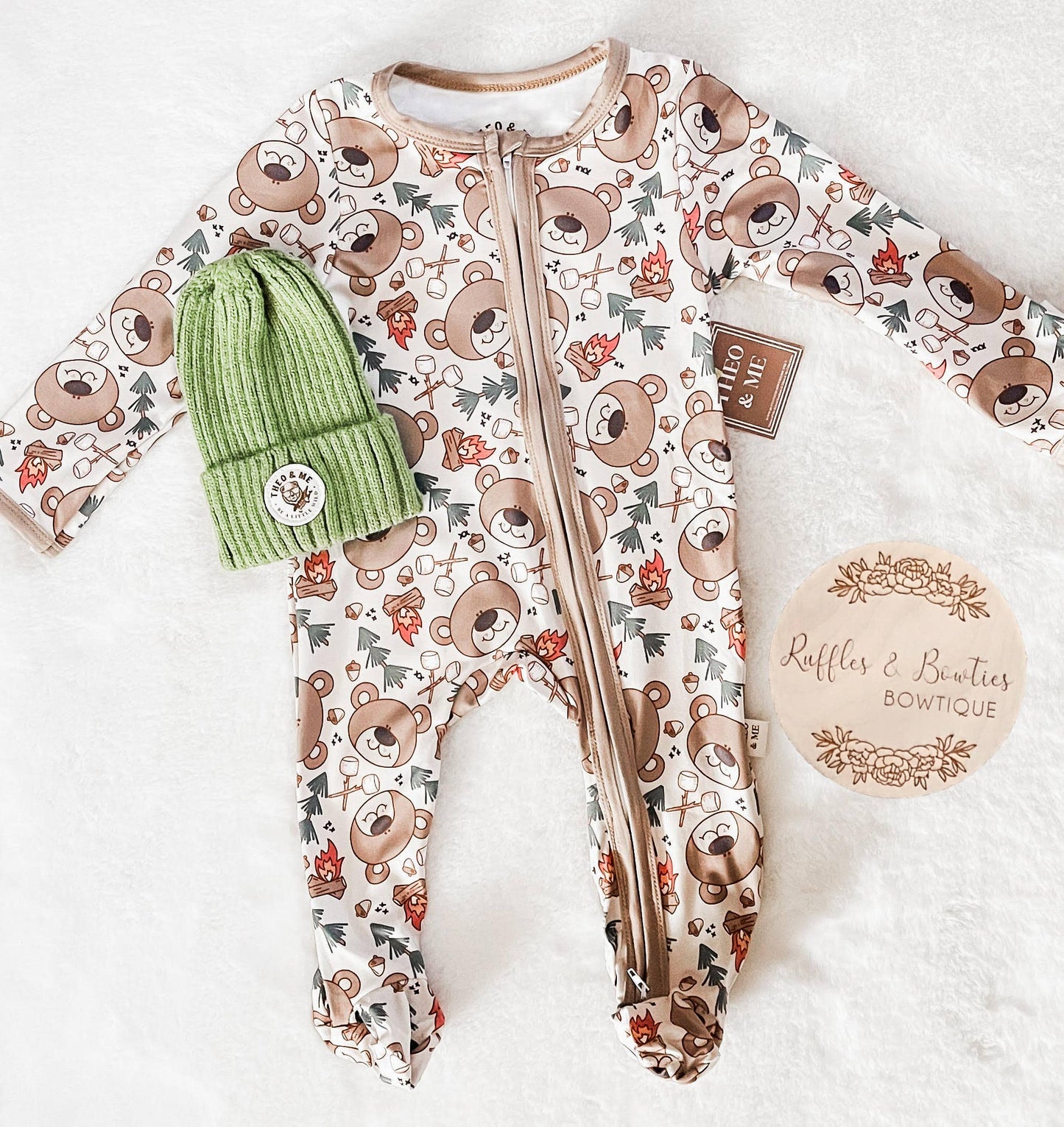 Sleeper Smore Bear Camping Emerson+Ivory