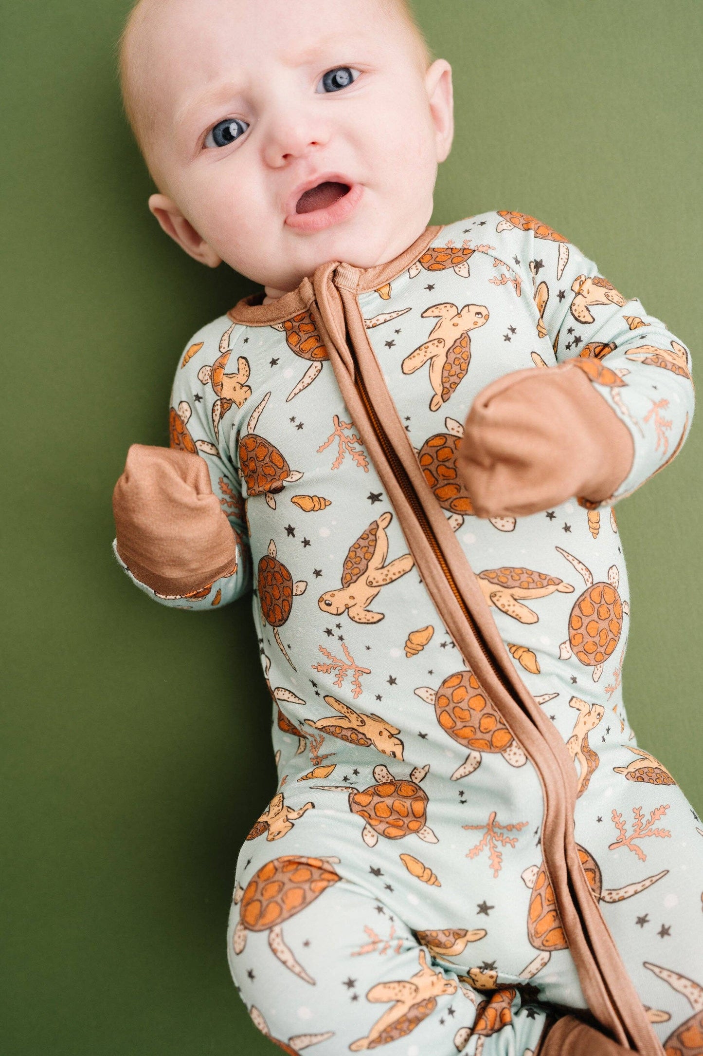 Turtle Tide Bamboo Sleeper Emerson+Ivory