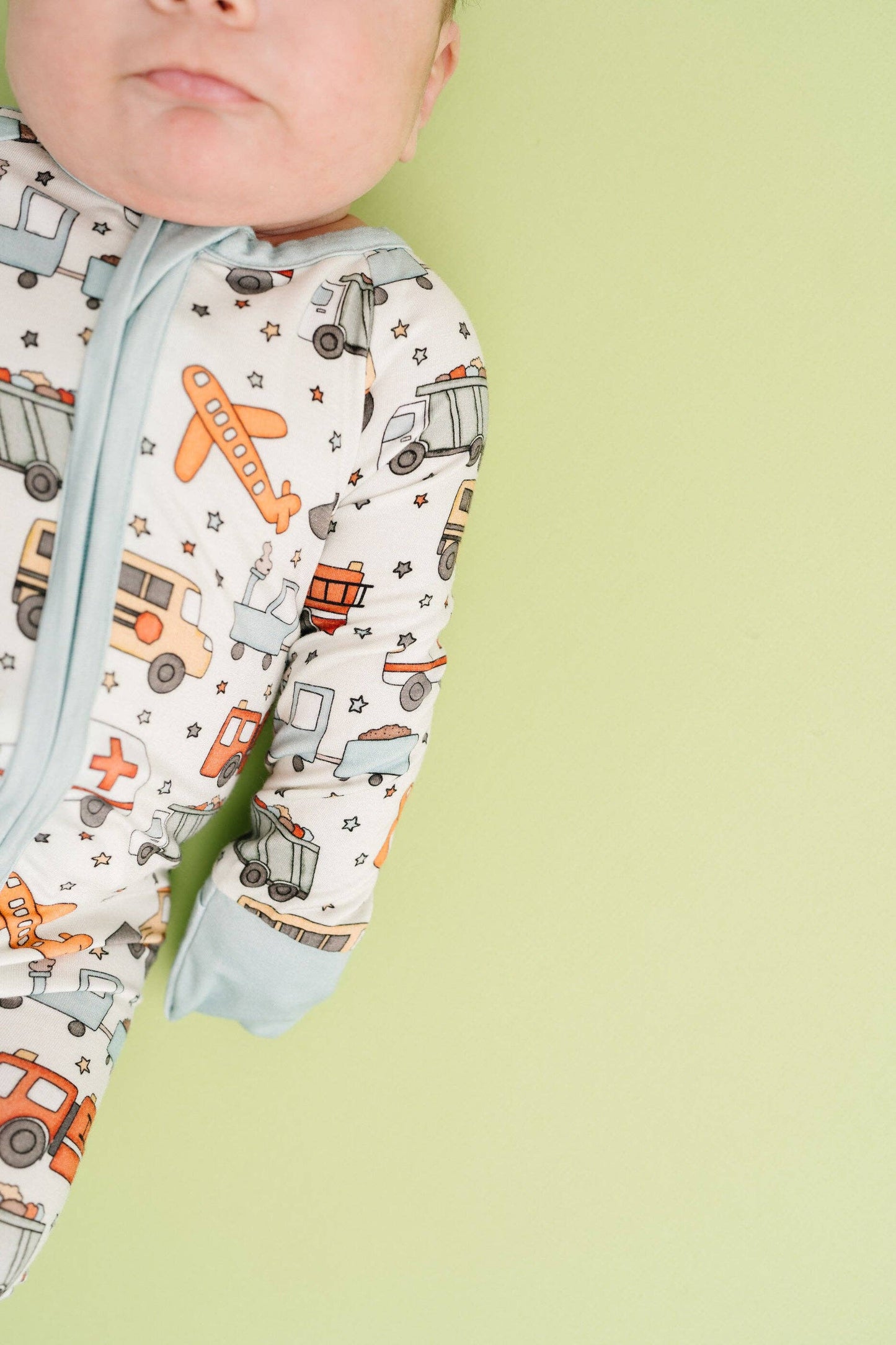 Little Engines Bamboo Sleeper Emerson+Ivory