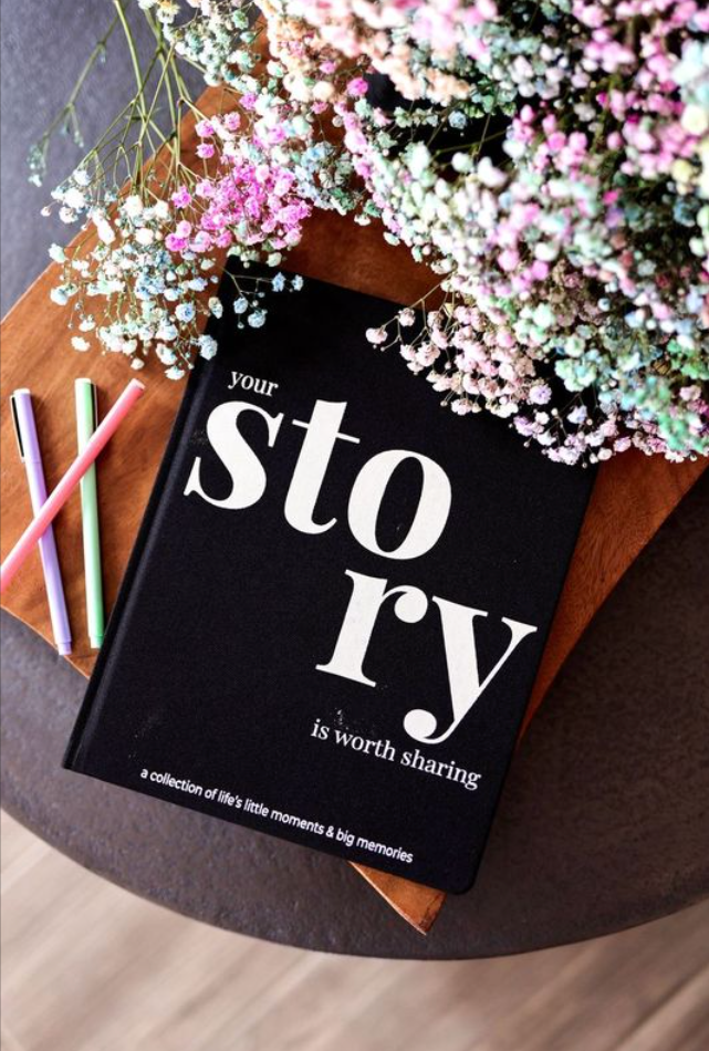 Your Story is Worth Sharing - Coffee Table Journal Keepsake Jadelynn Brooke