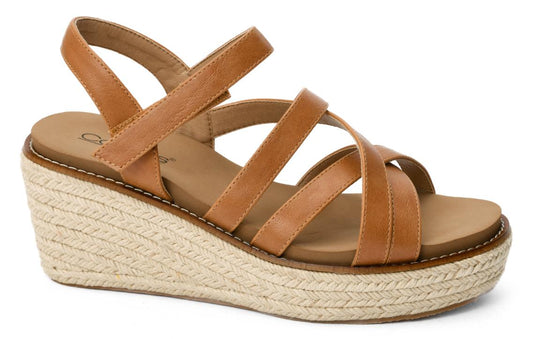 FINAL SALE- Corkys All Nighter Cognac Sandles