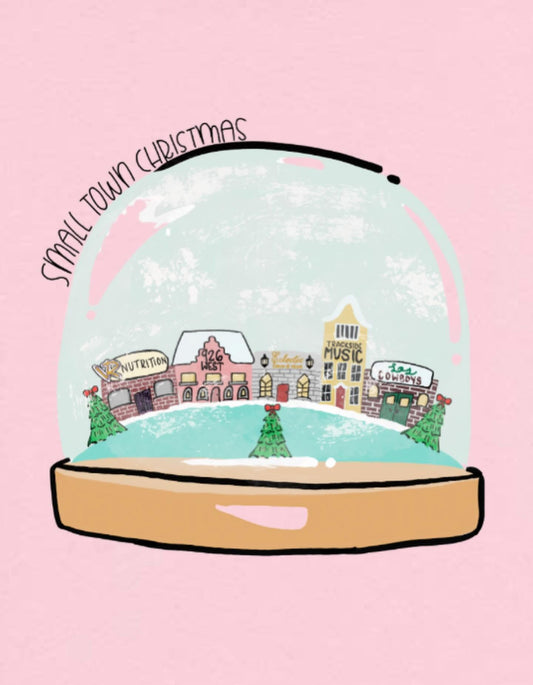 On the sleeve -VILLA RICA Snow Globe  Sweatshirt 926 West